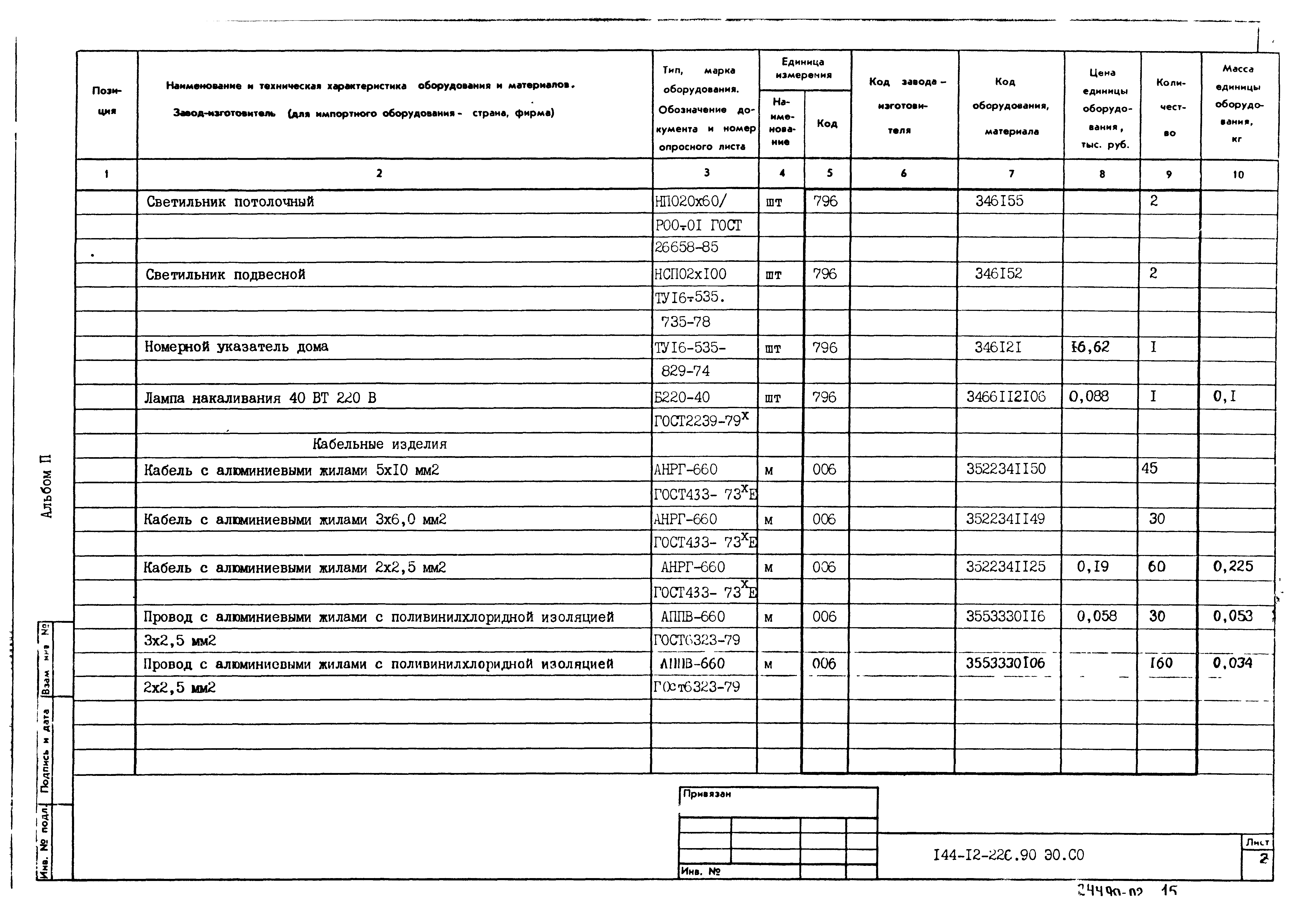 Типовой проект 144-12-226.90