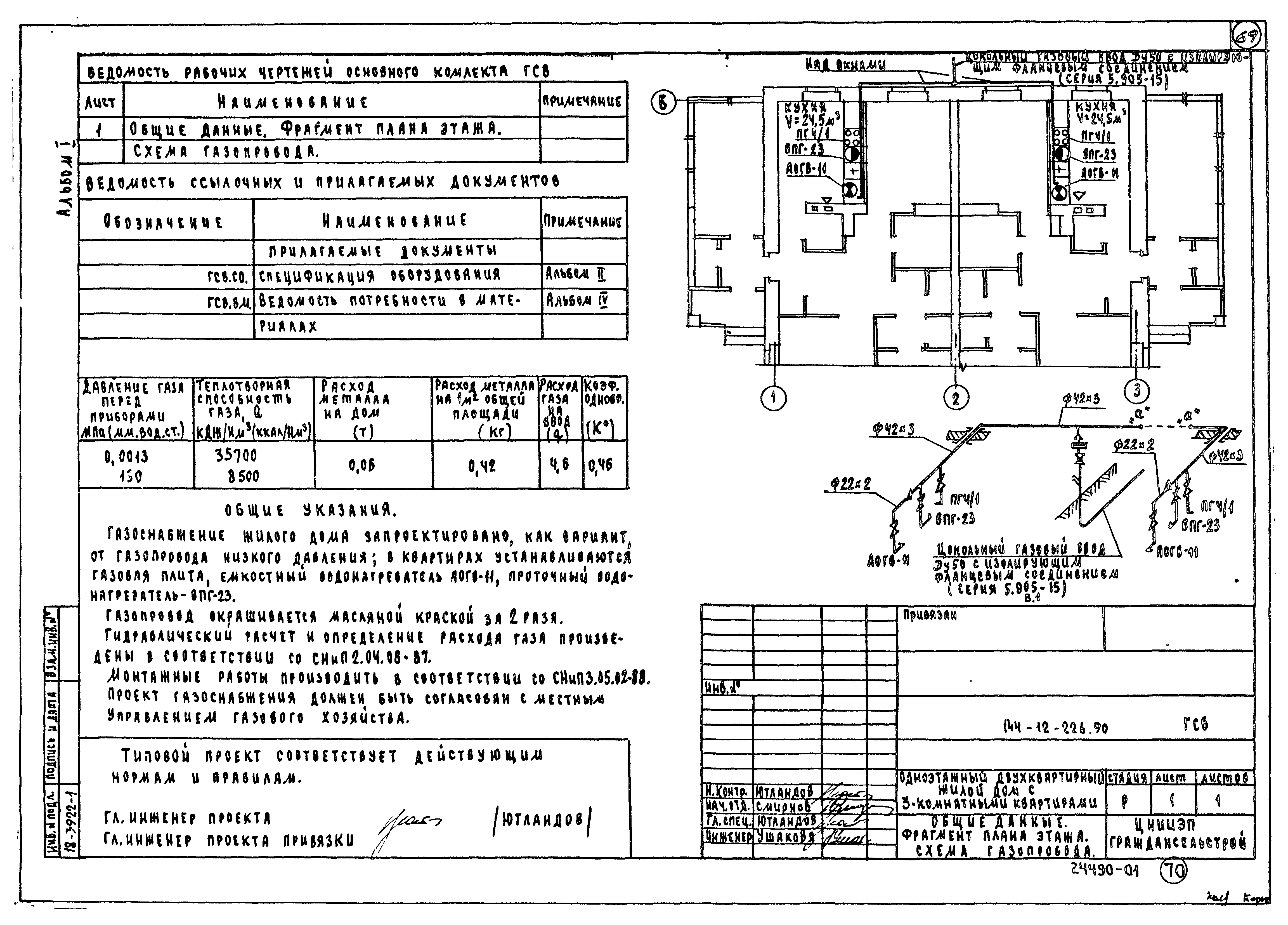 Типовой проект 144-12-226.90