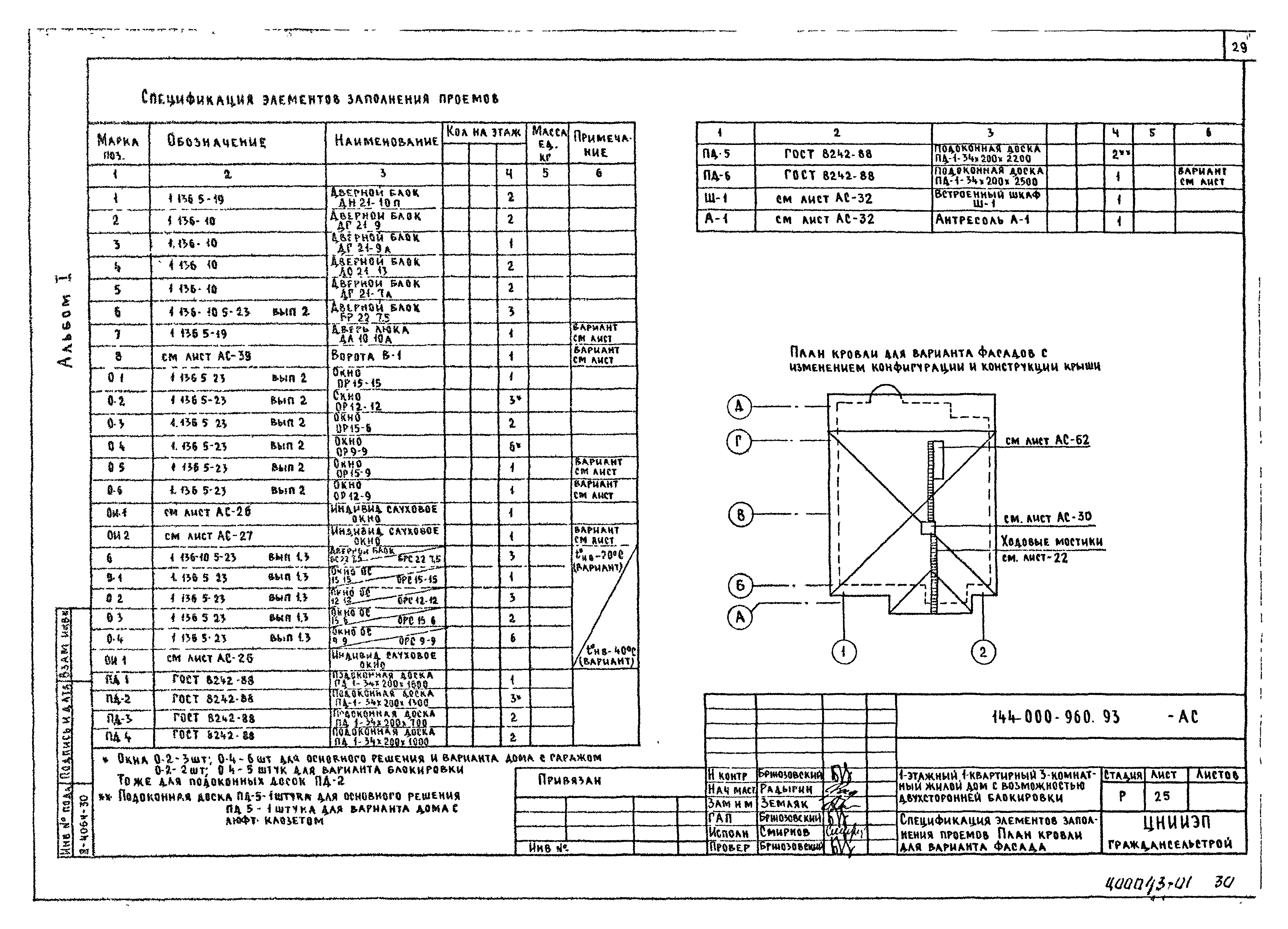 Типовой проект 144-000-960.93