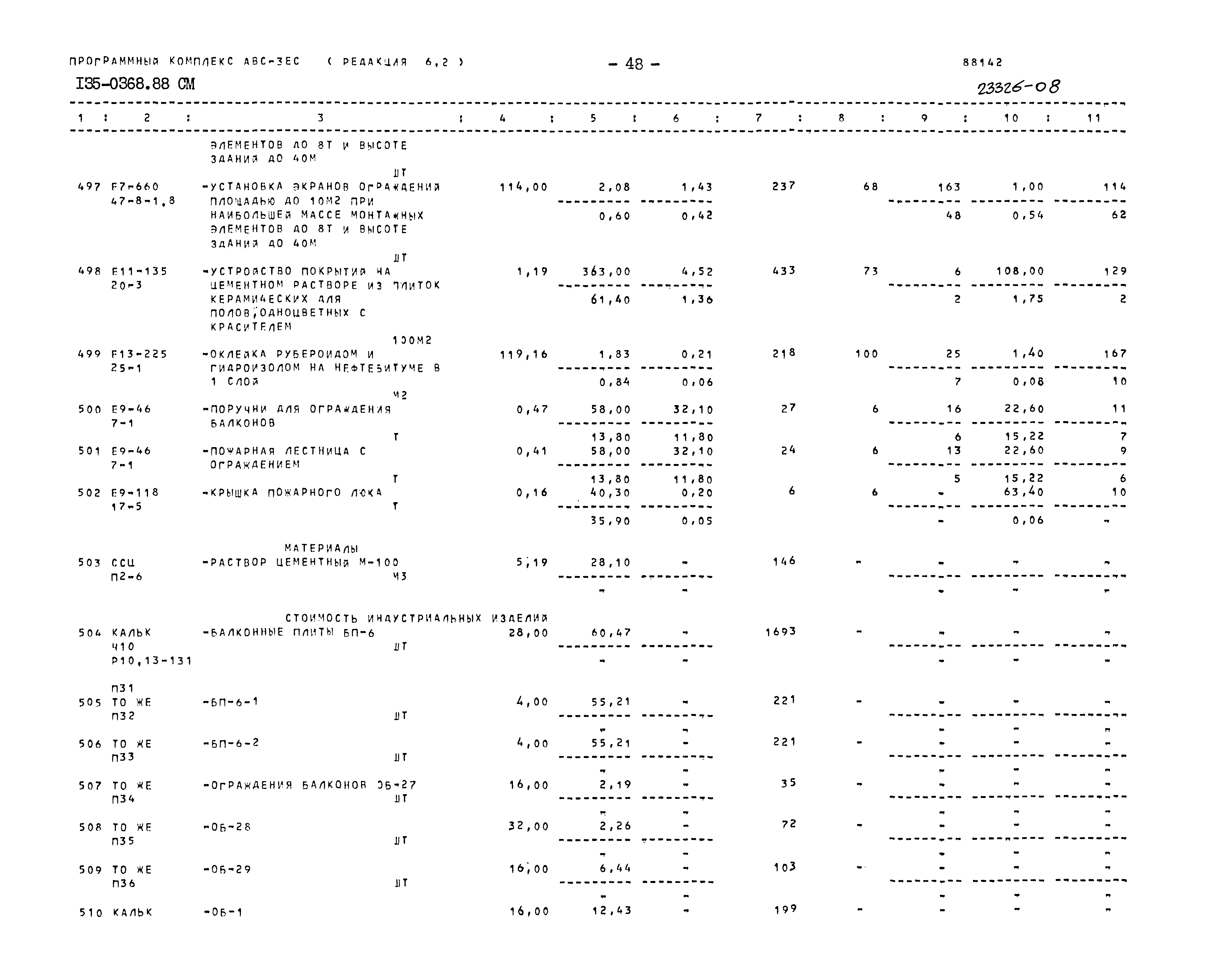 Типовой проект 135-0368.88