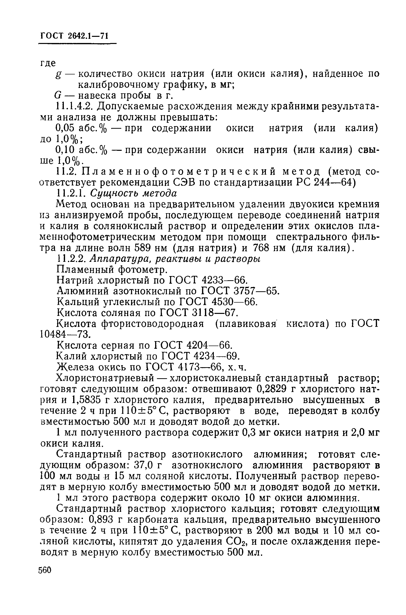 ГОСТ 2642.1-71