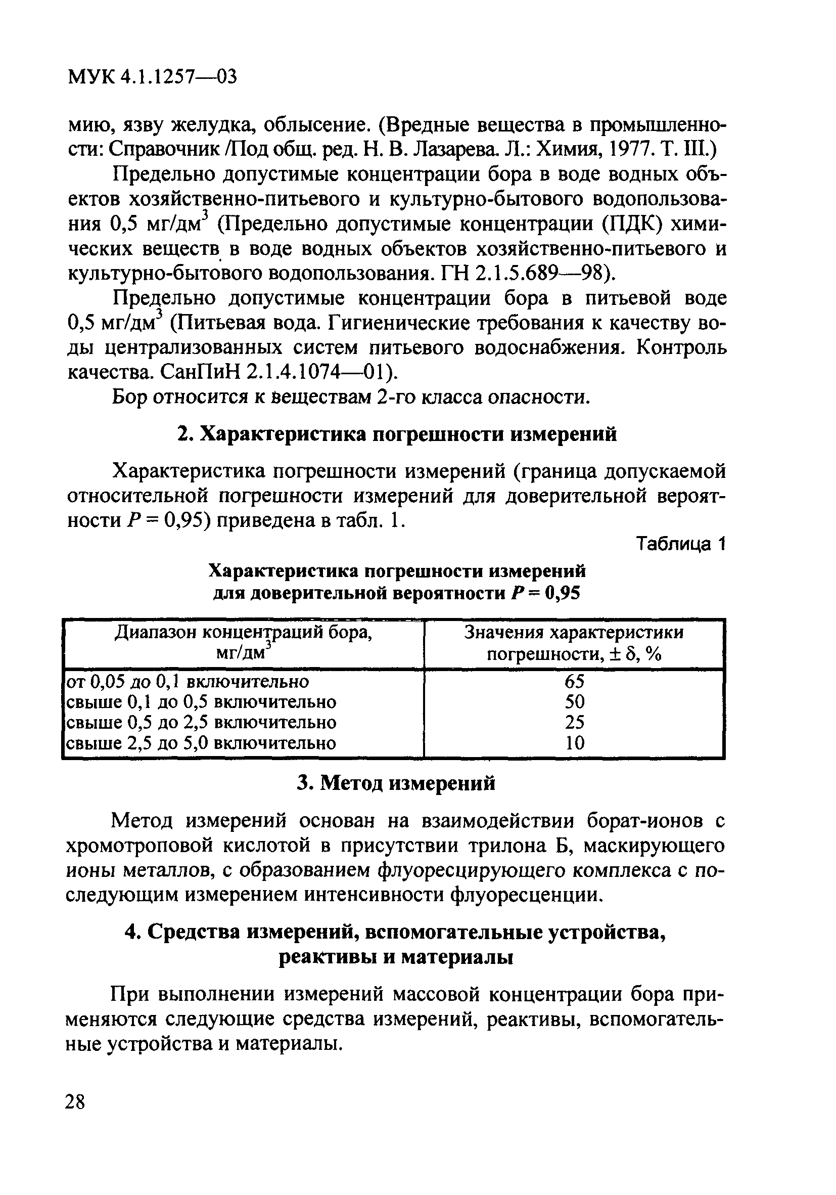 МУК 4.1.1257-03