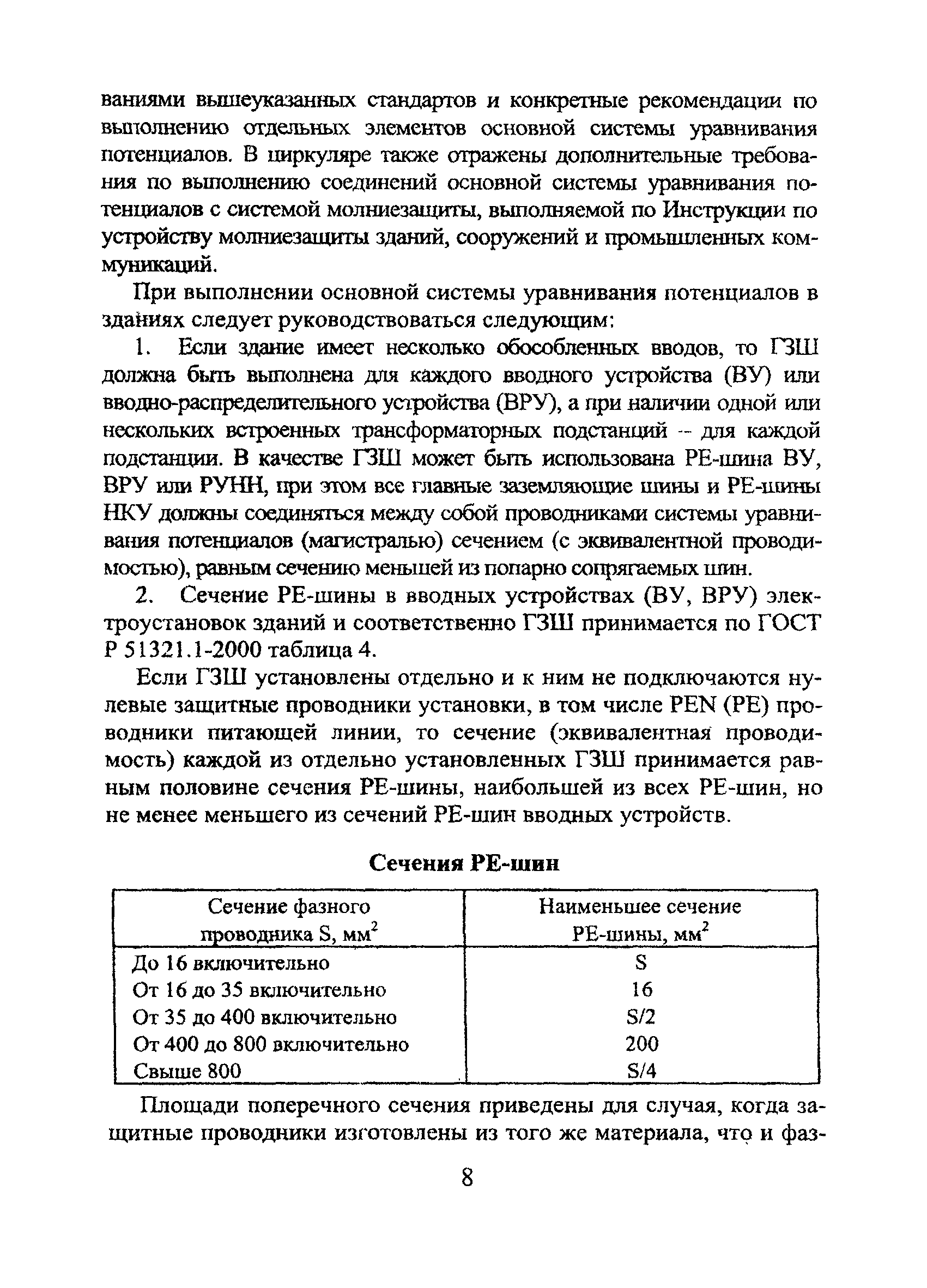 Технический циркуляр 6/2004