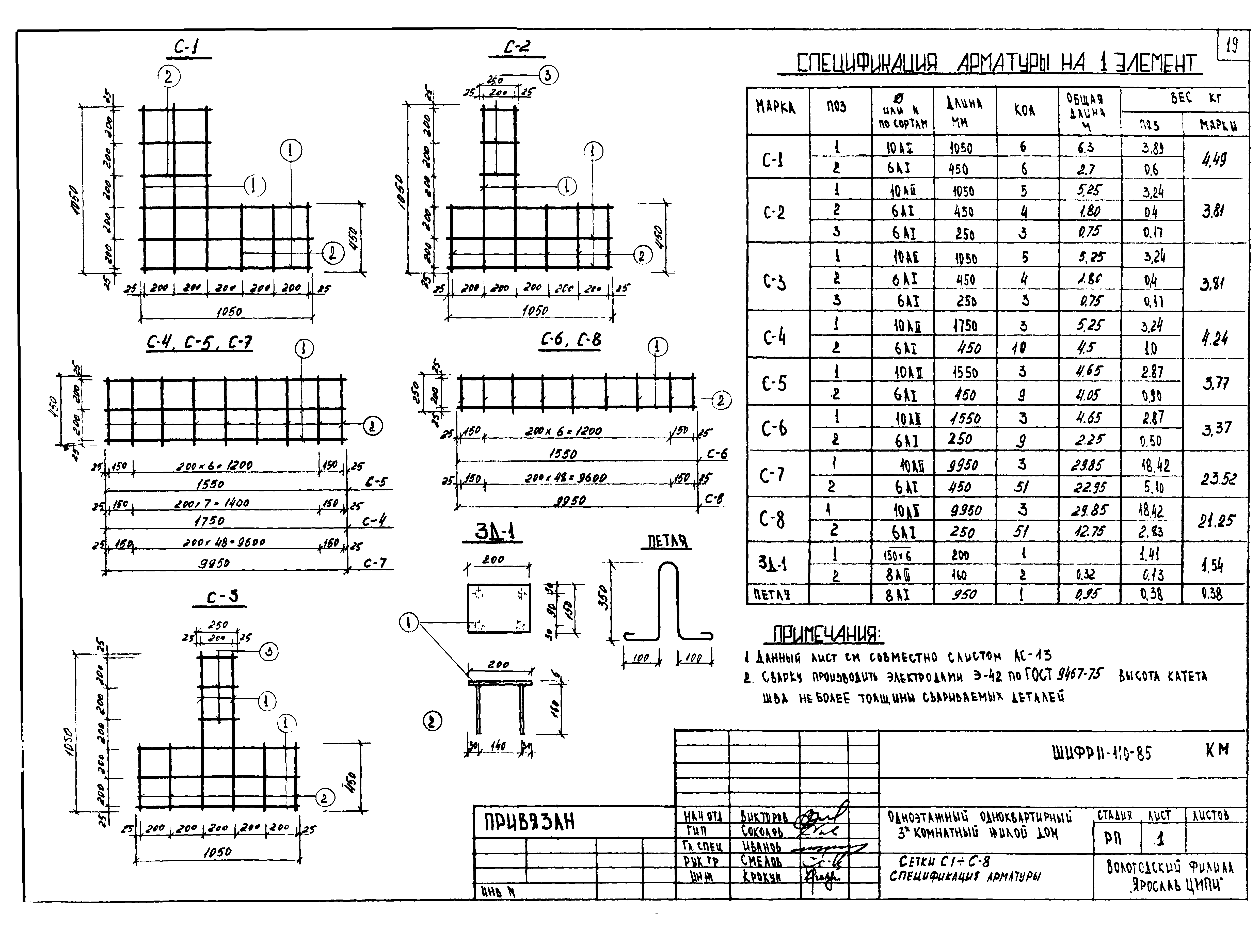 Шифр 11-110-85