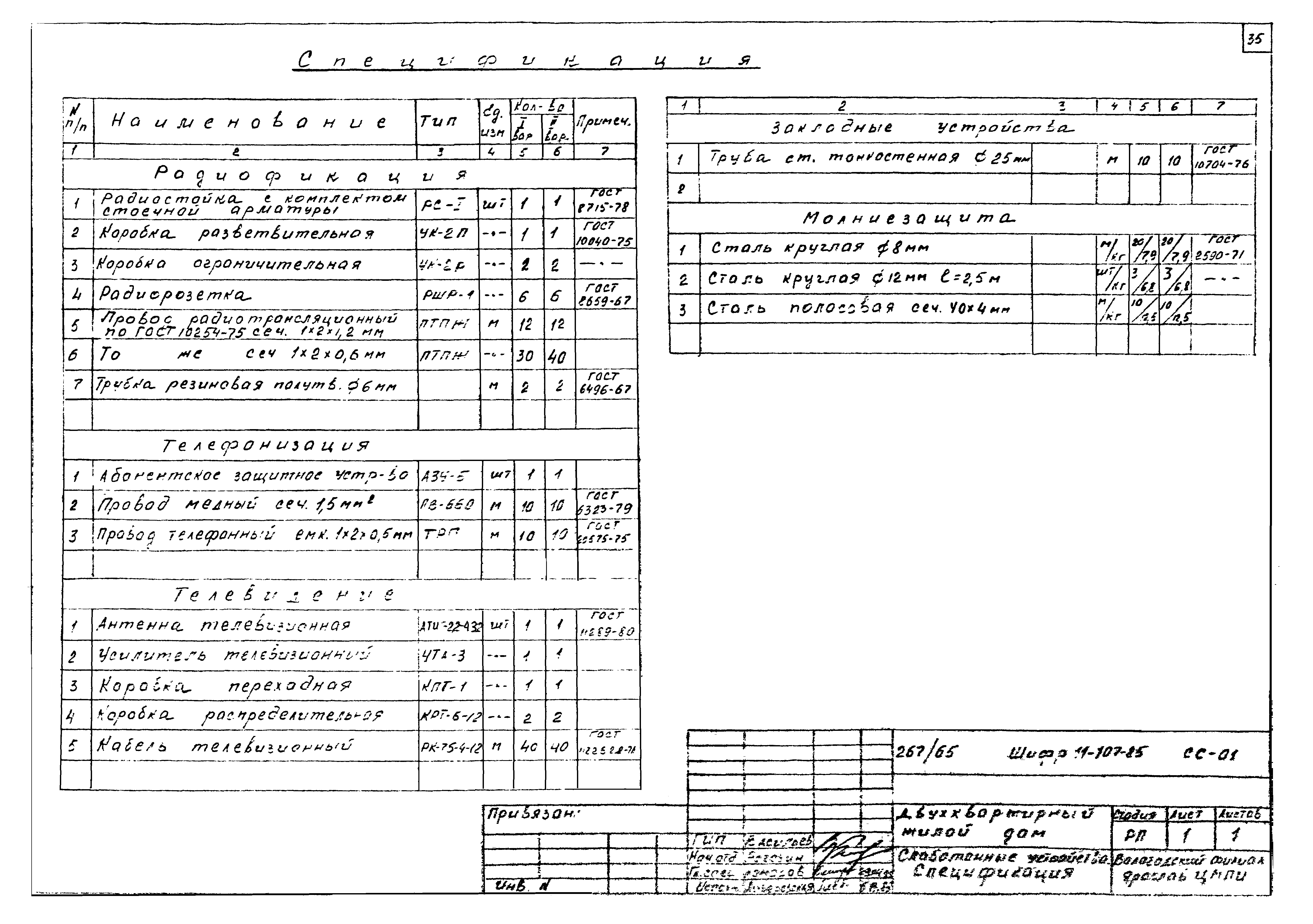 Шифр 11-107-85