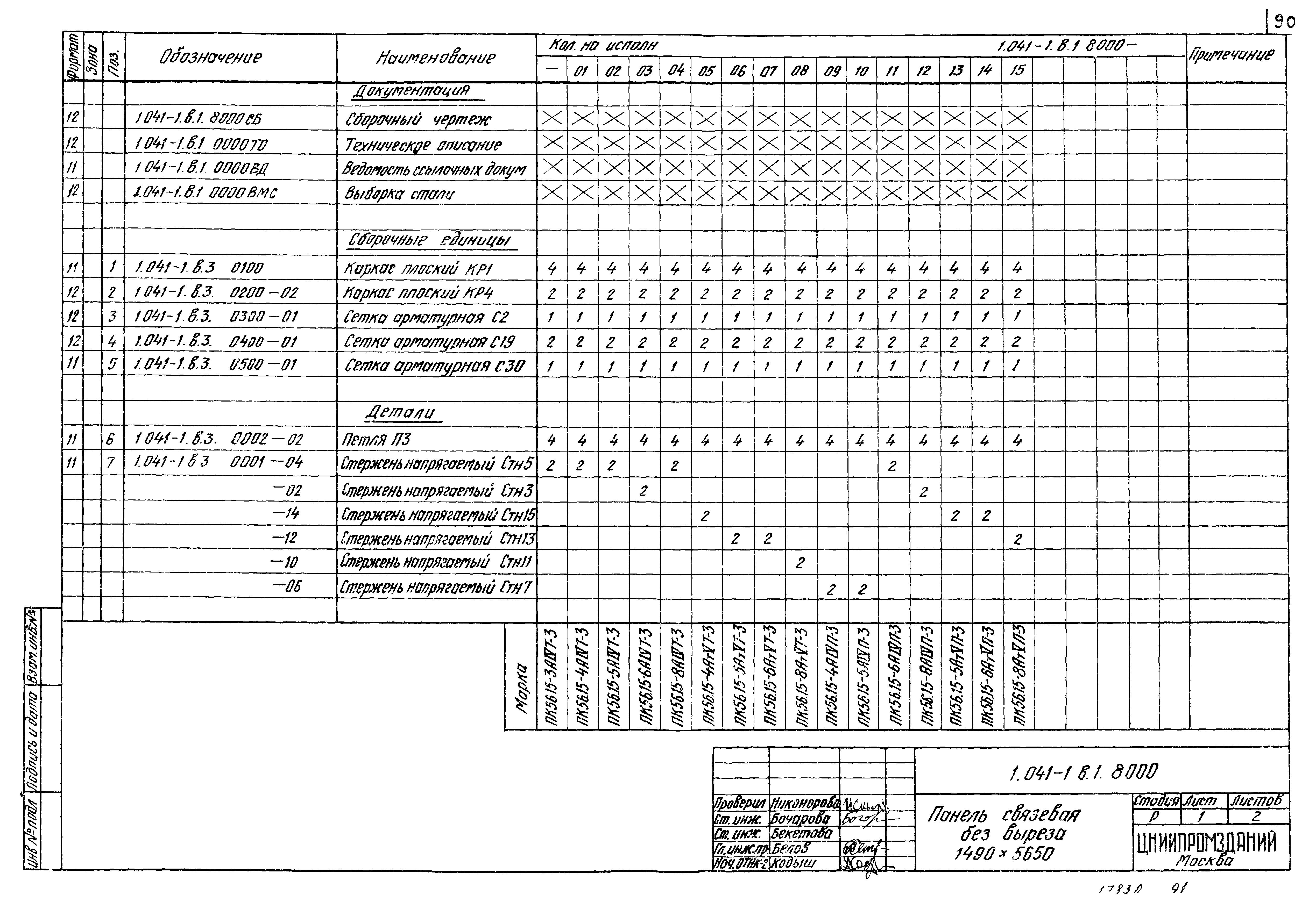 Серия 1.041-1