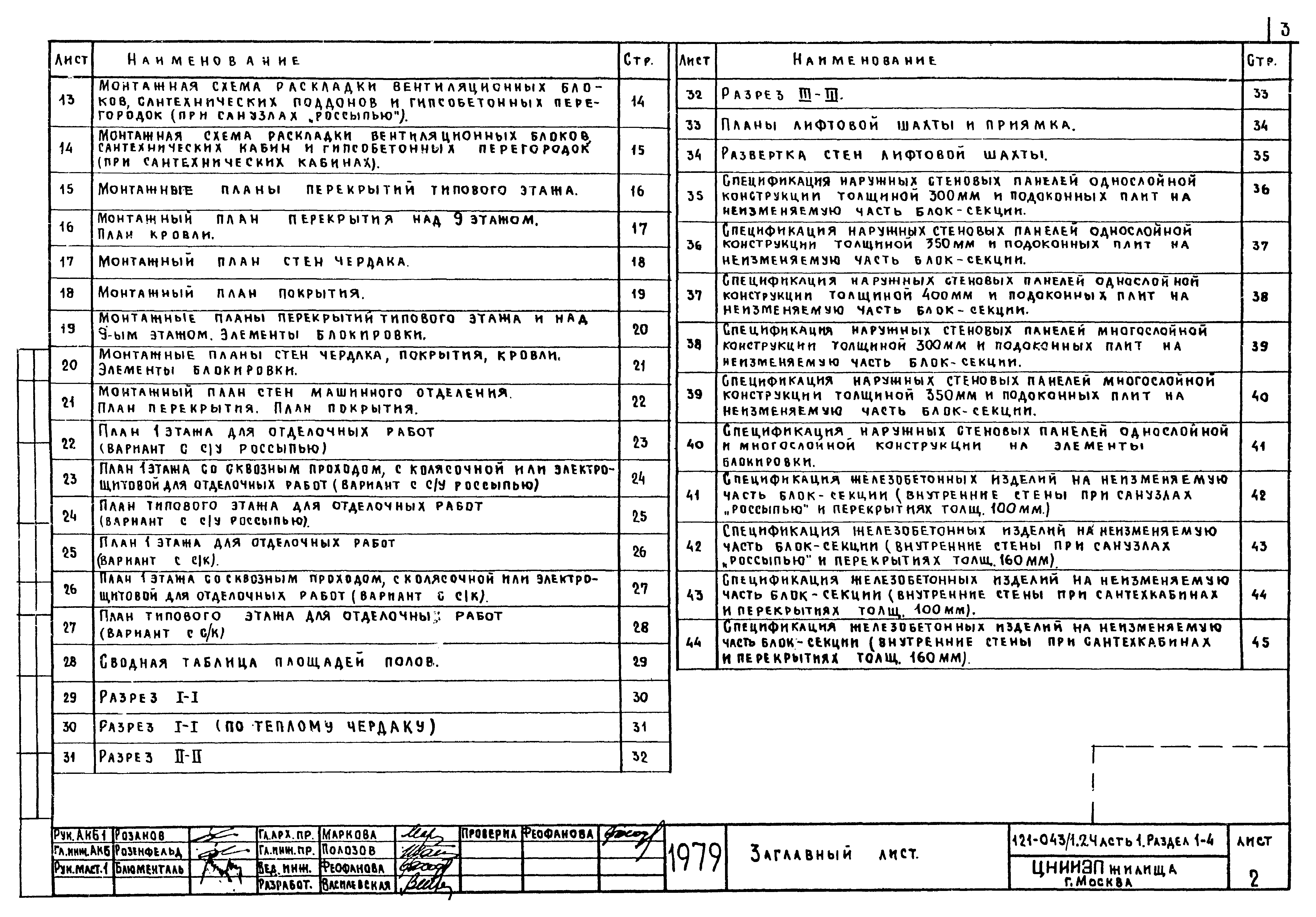 Типовой проект 121-043/1.2