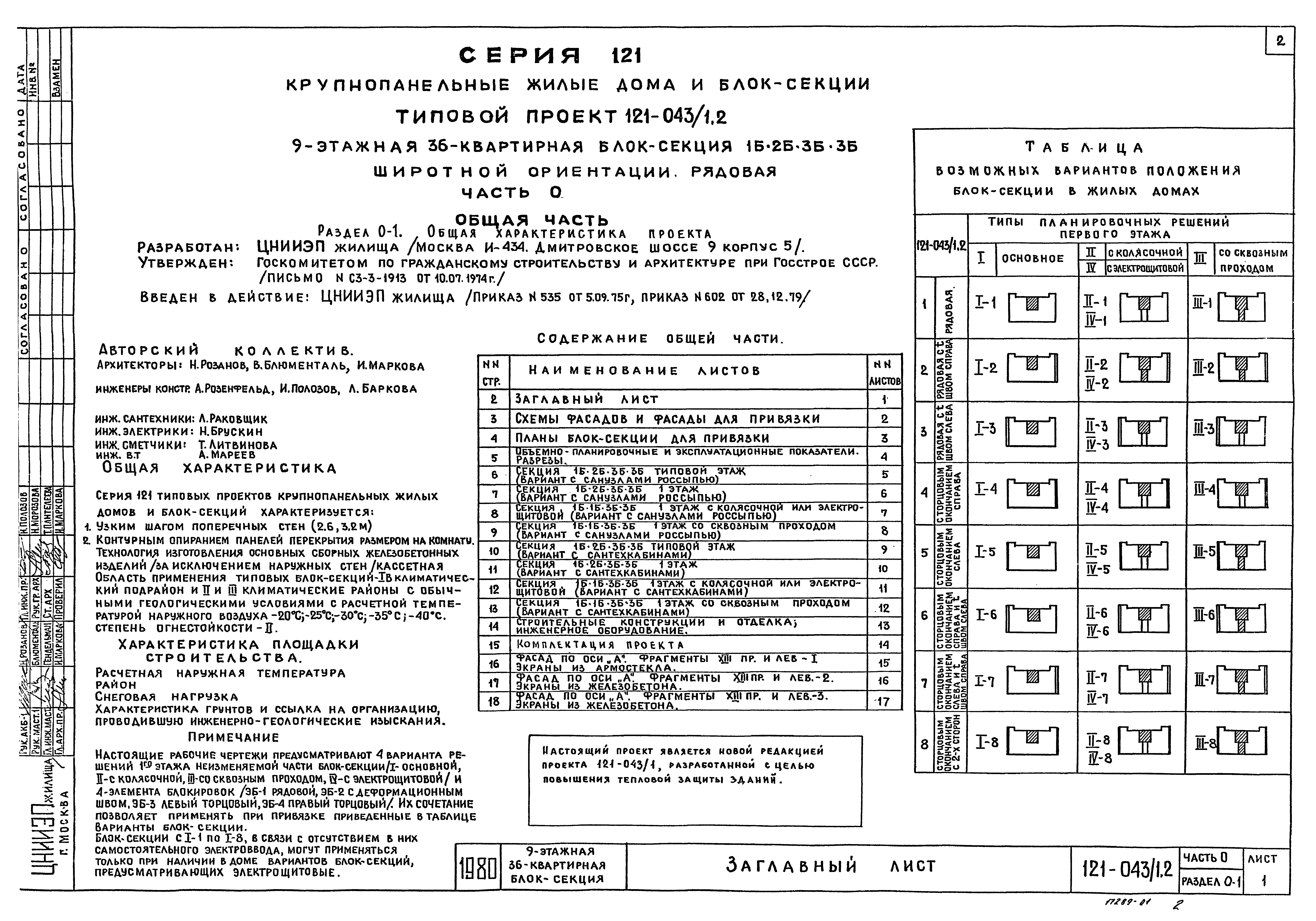 Типовой проект 121-043/1.2