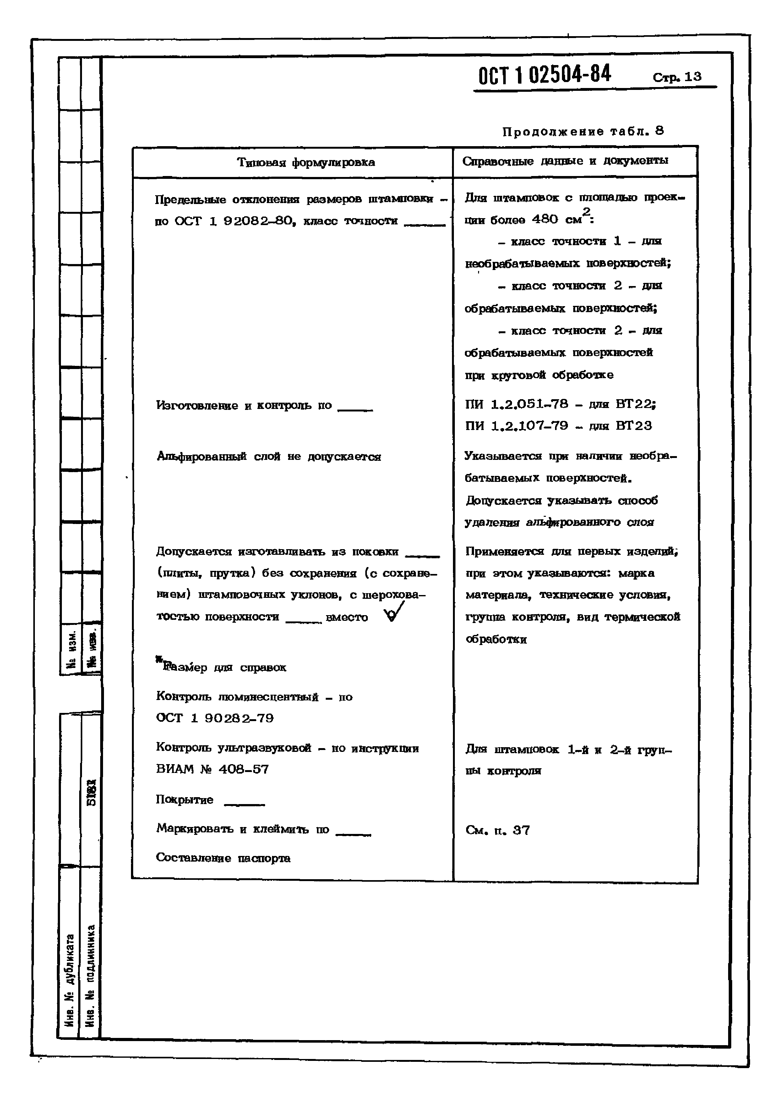 ОСТ 1 02504-84