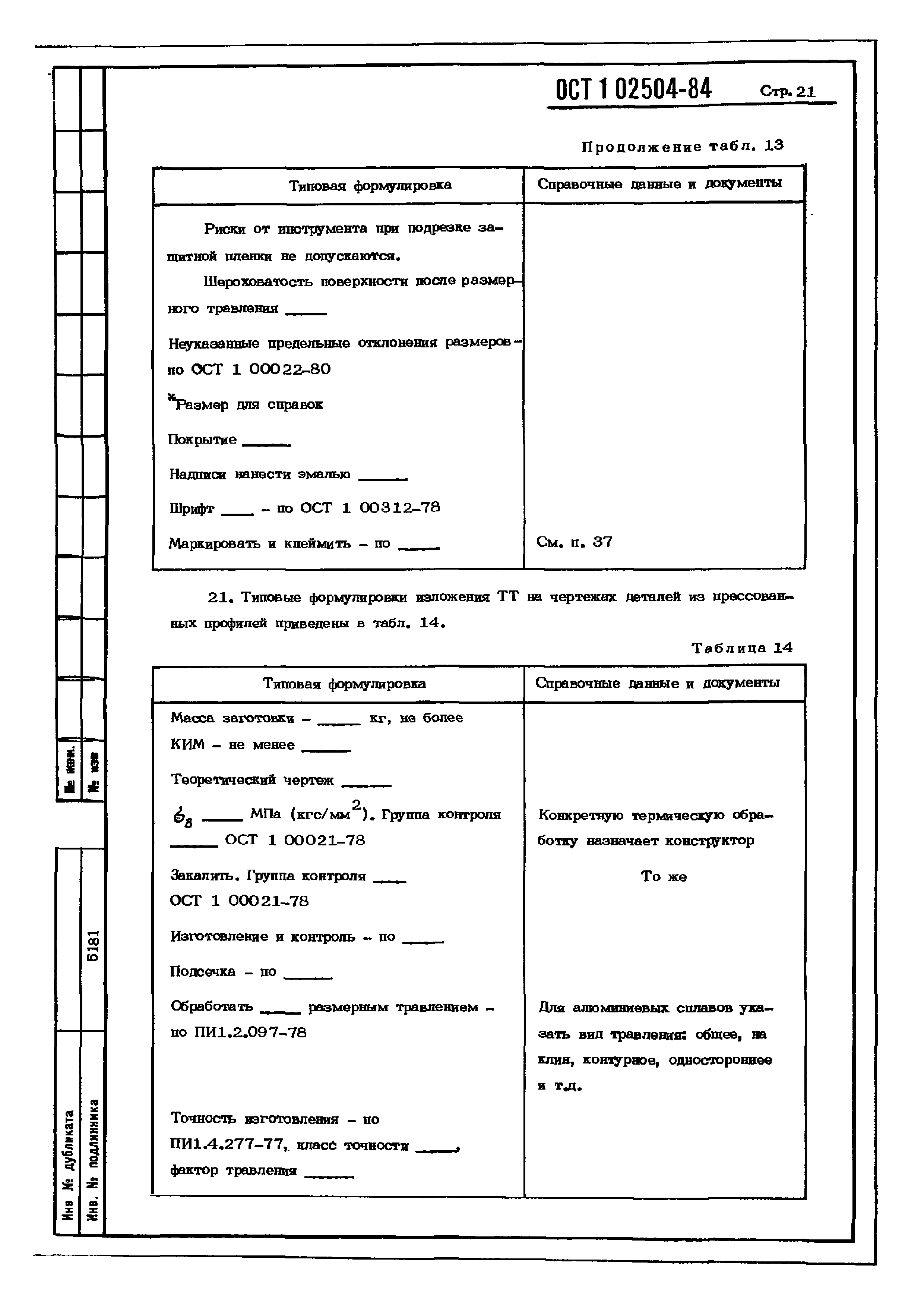 ОСТ 1 02504-84