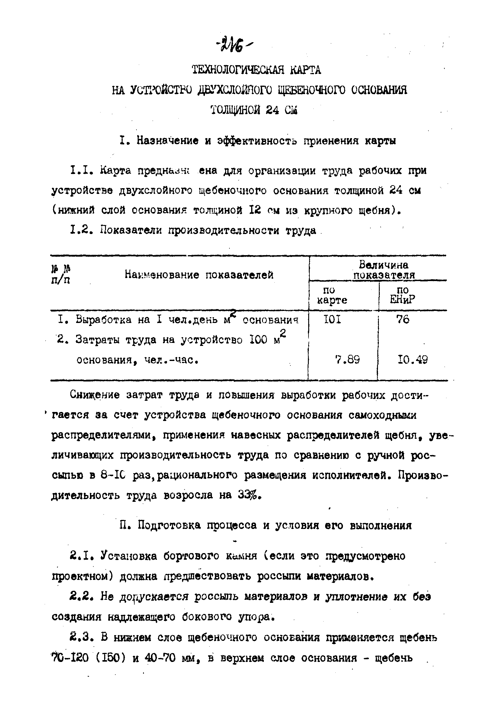 Технологические карты 