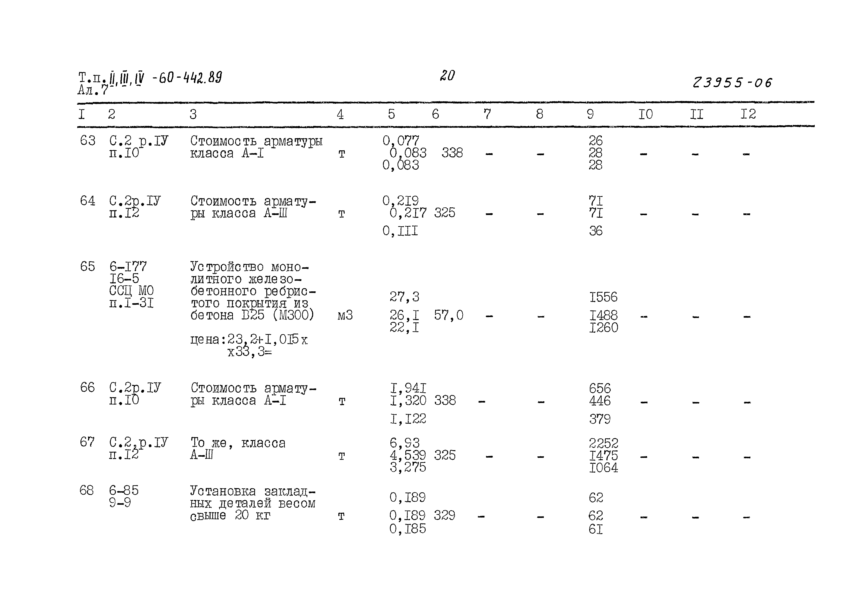 Типовой проект А-II,III,IV-60-442.89