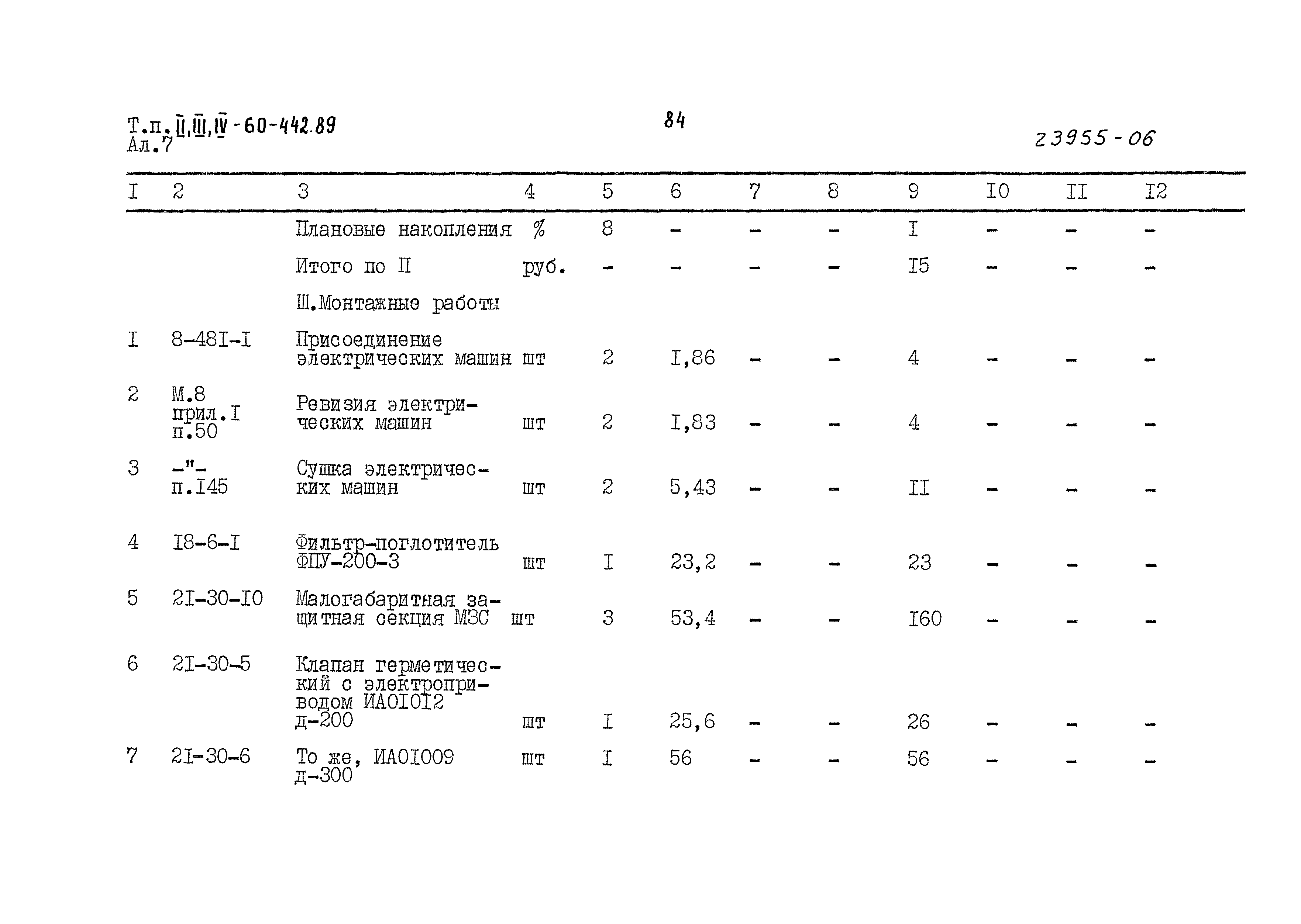 Типовой проект А-II,III,IV-60-442.89