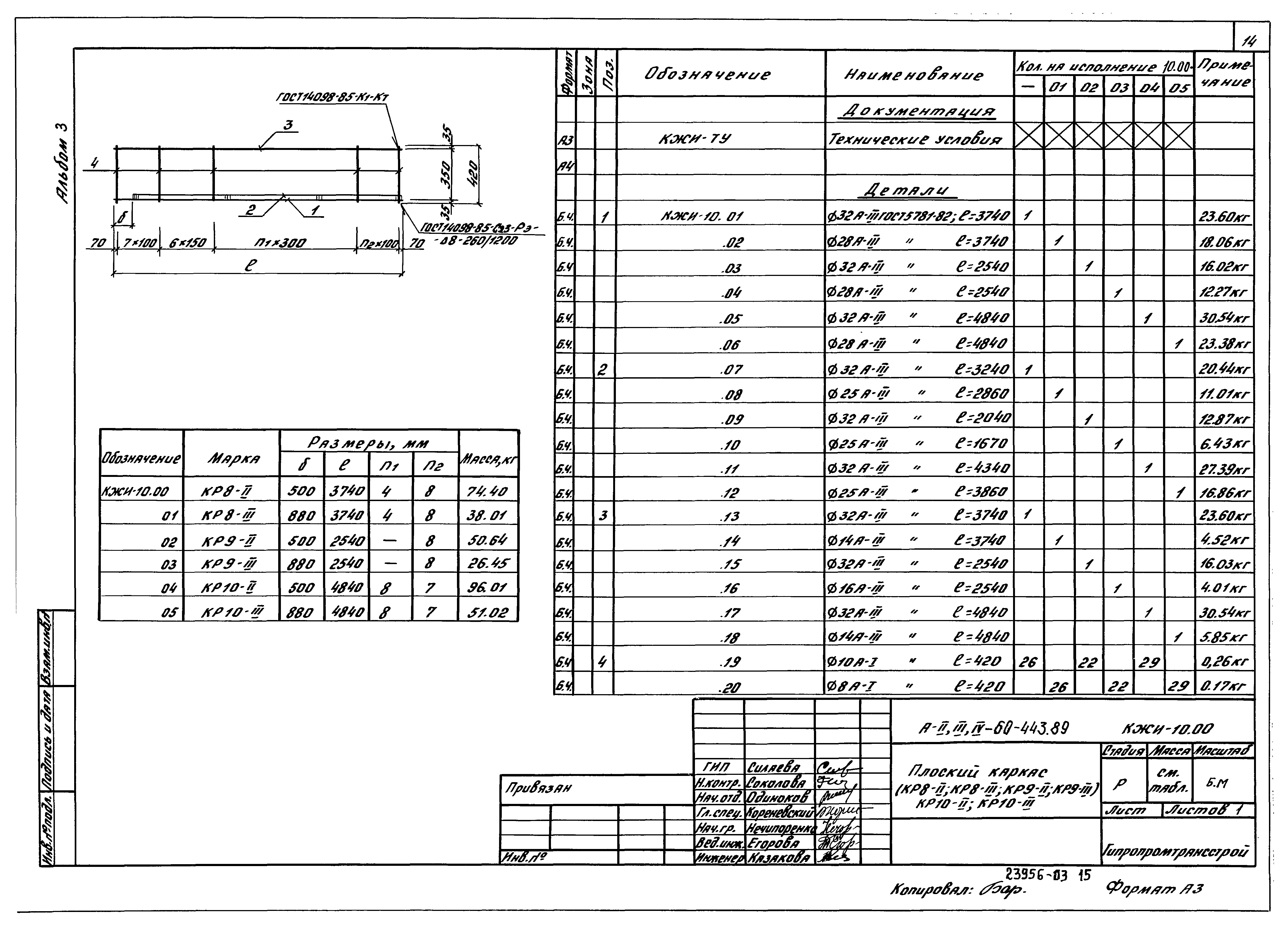 Типовой проект А-II,III,IV-60-442.89