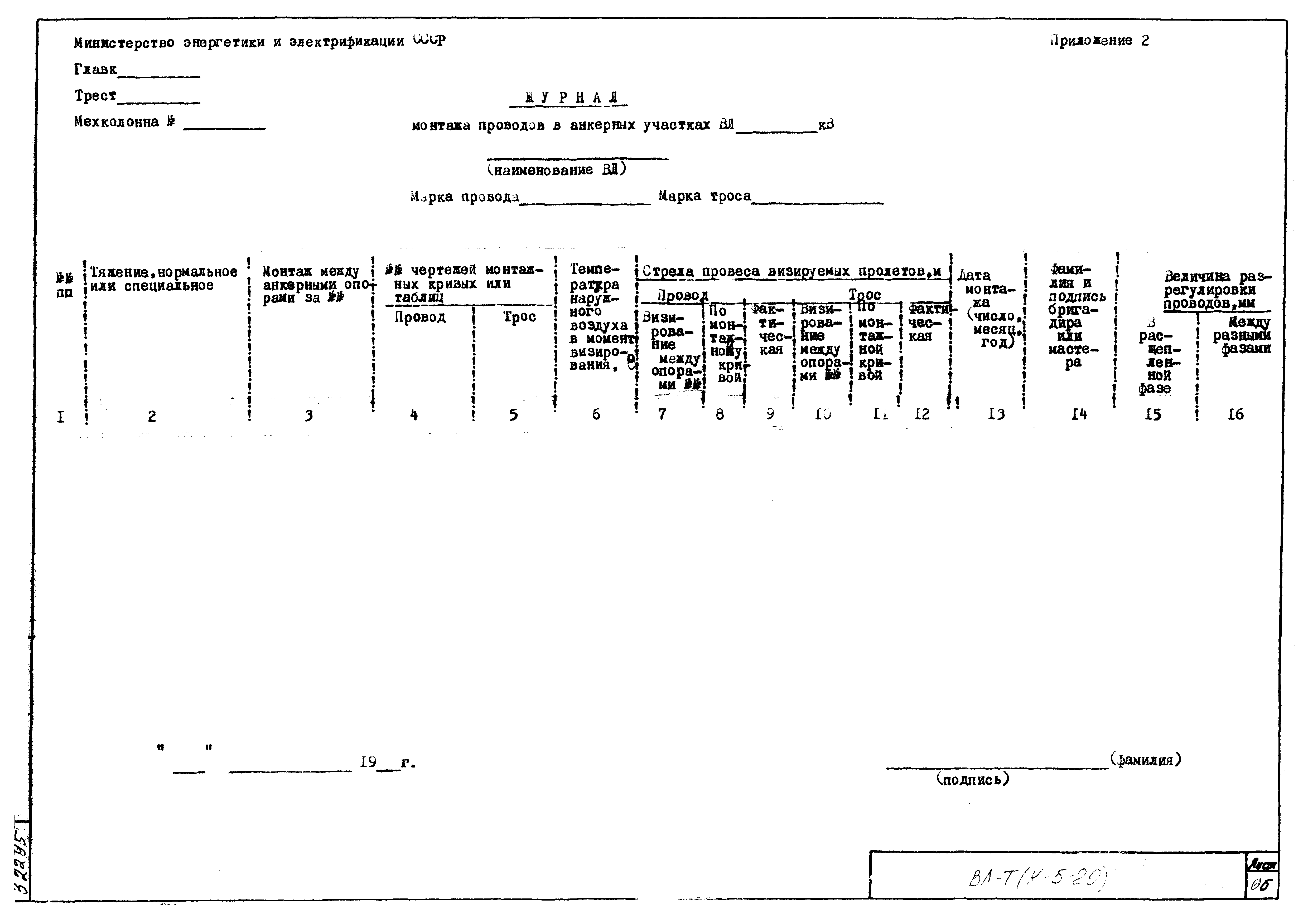 Технологическая карта К-5-29-6