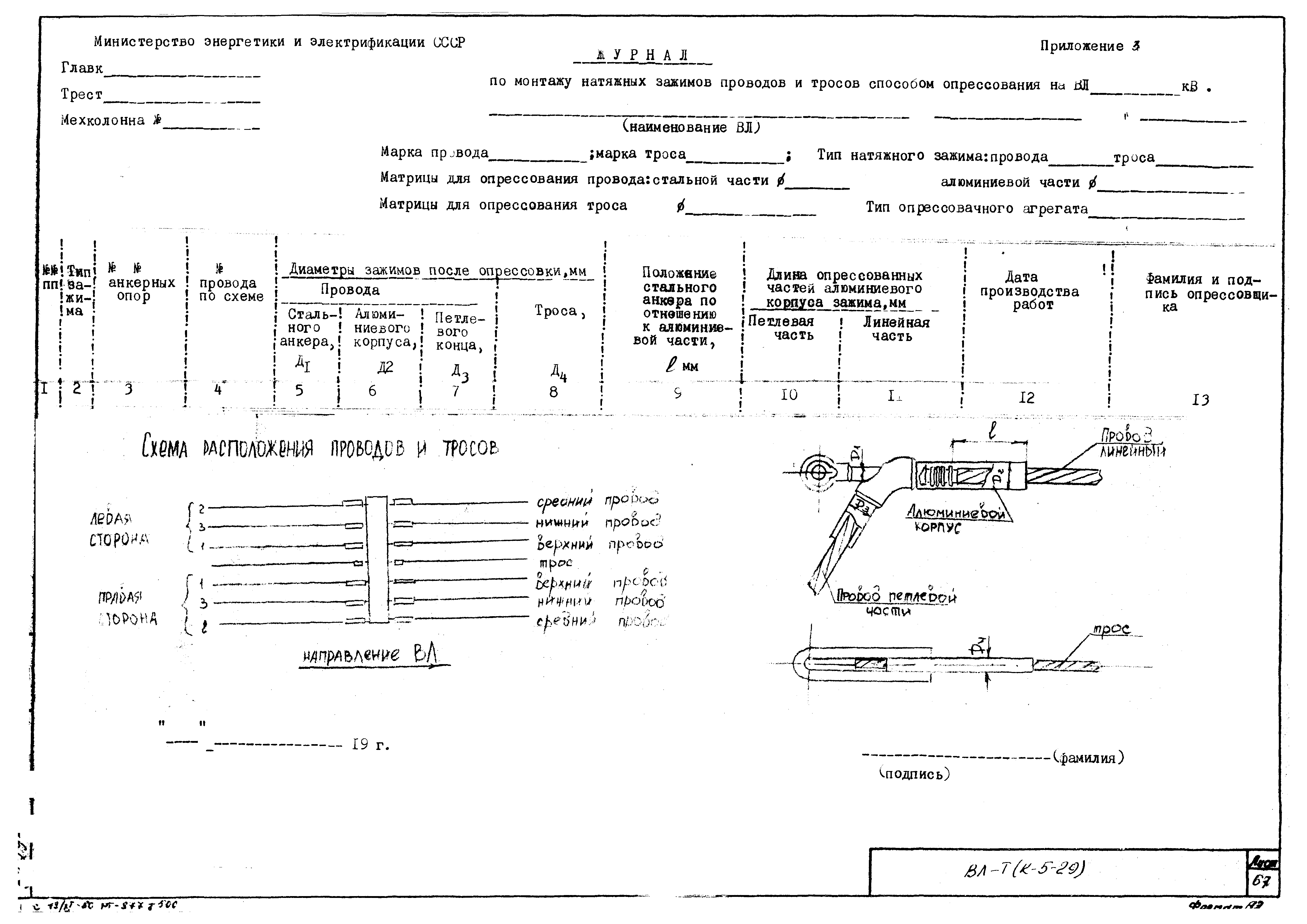 Технологическая карта К-5-29-5