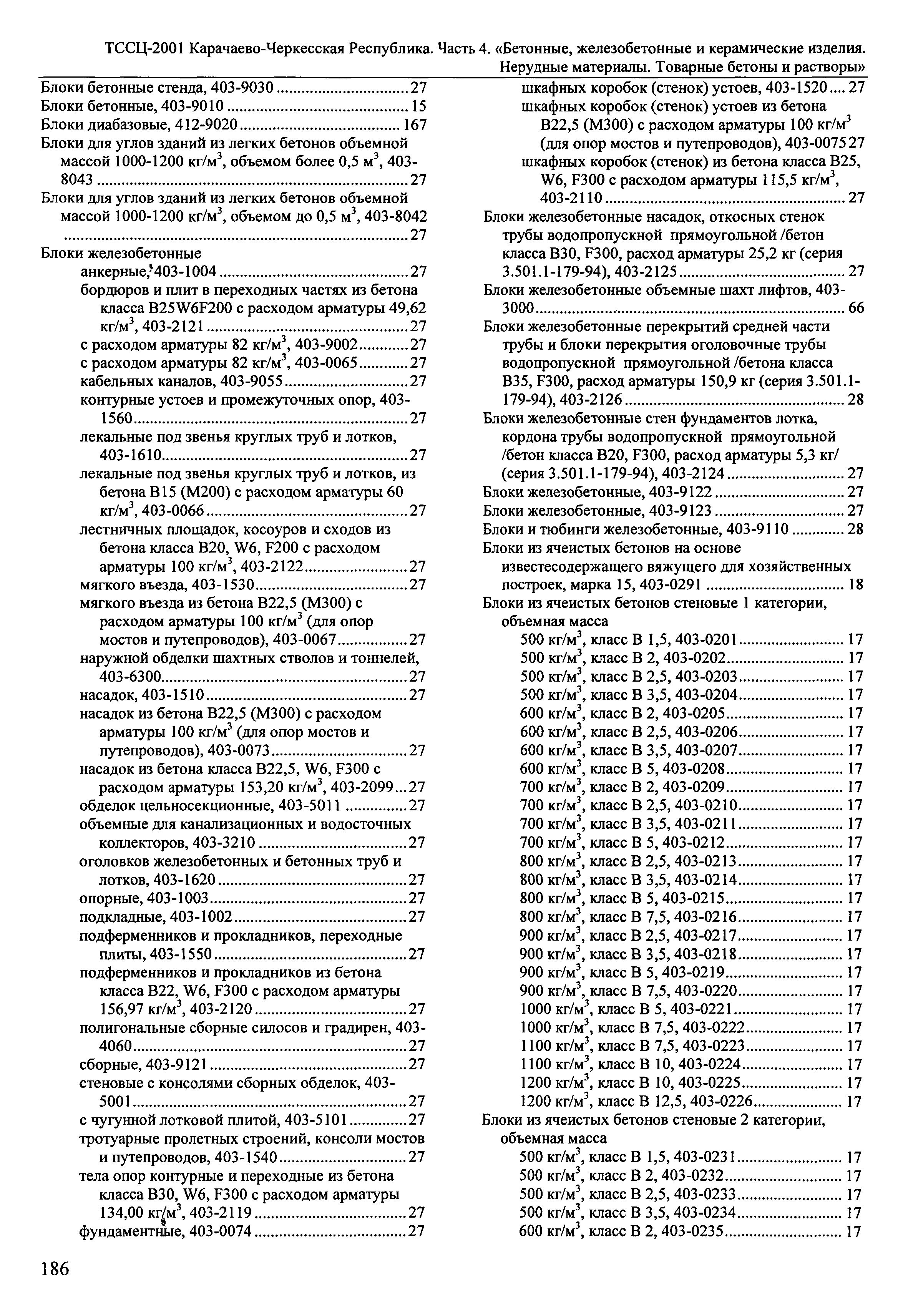 ТССЦ Карачаево-Черкесская Республика 04-2001