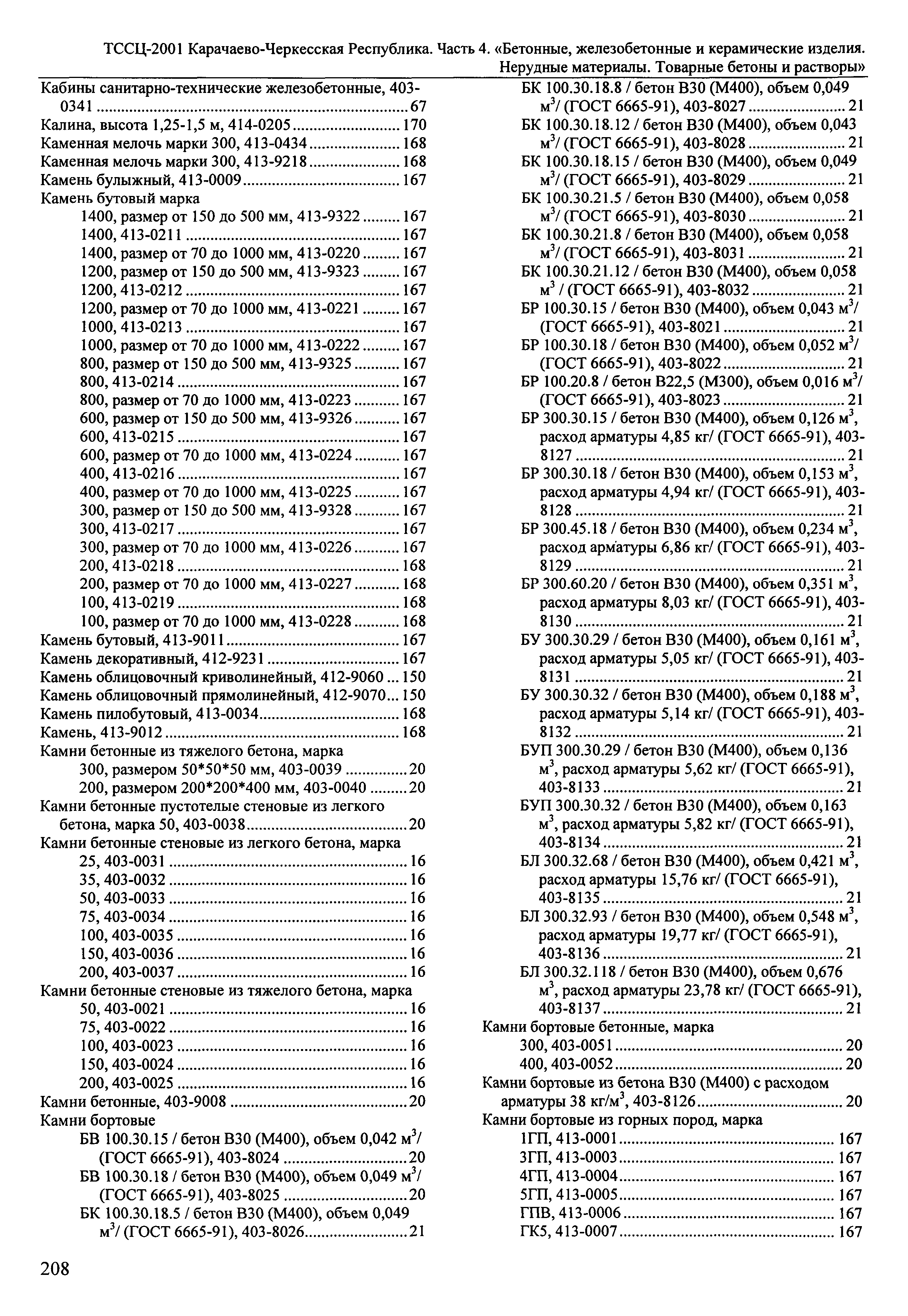 ТССЦ Карачаево-Черкесская Республика 04-2001