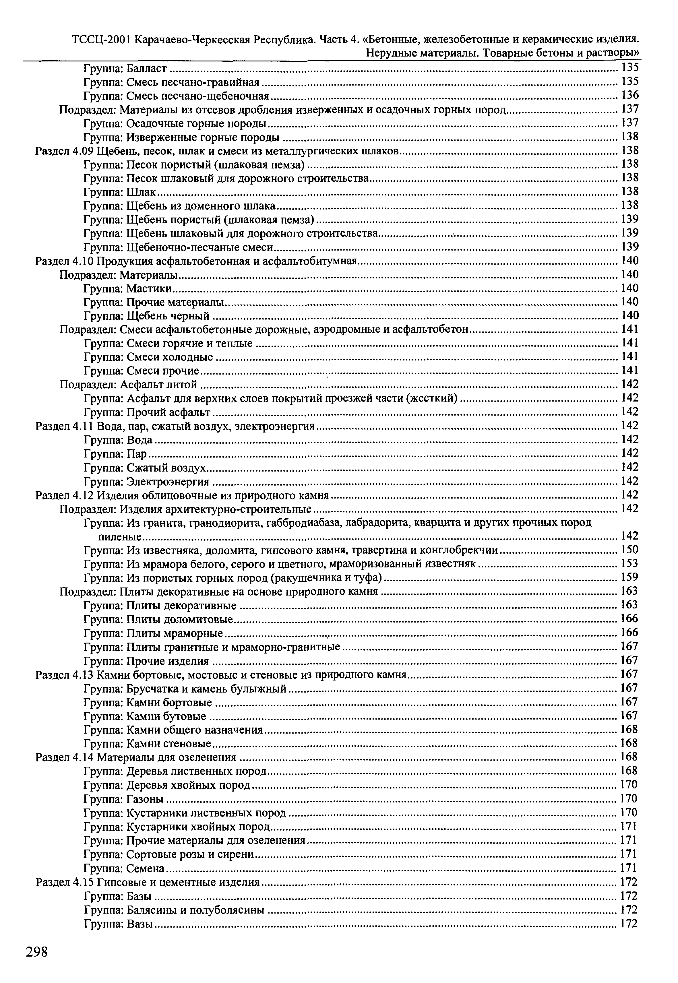 ТССЦ Карачаево-Черкесская Республика 04-2001