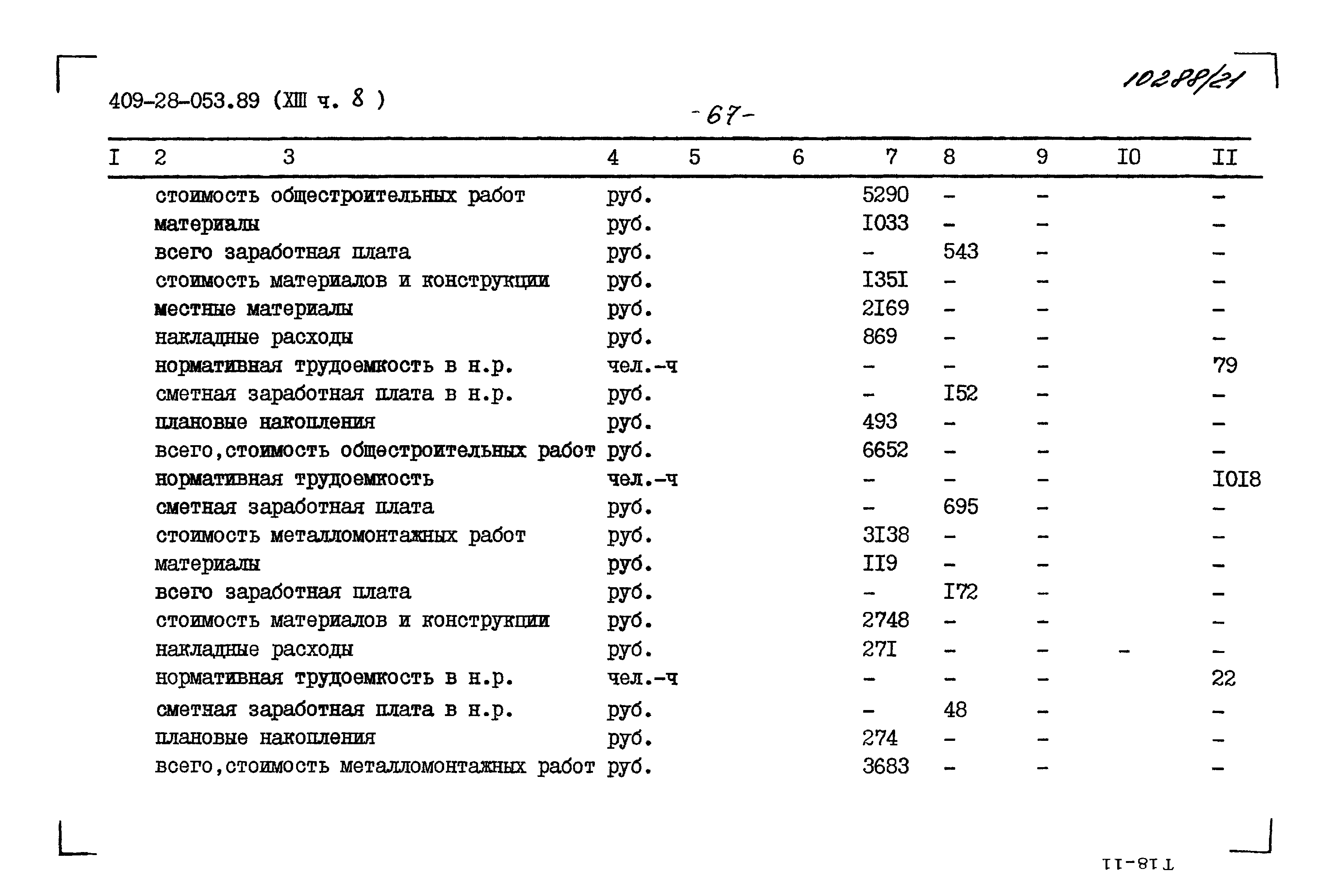 Типовые проектные решения 409-28-053.89