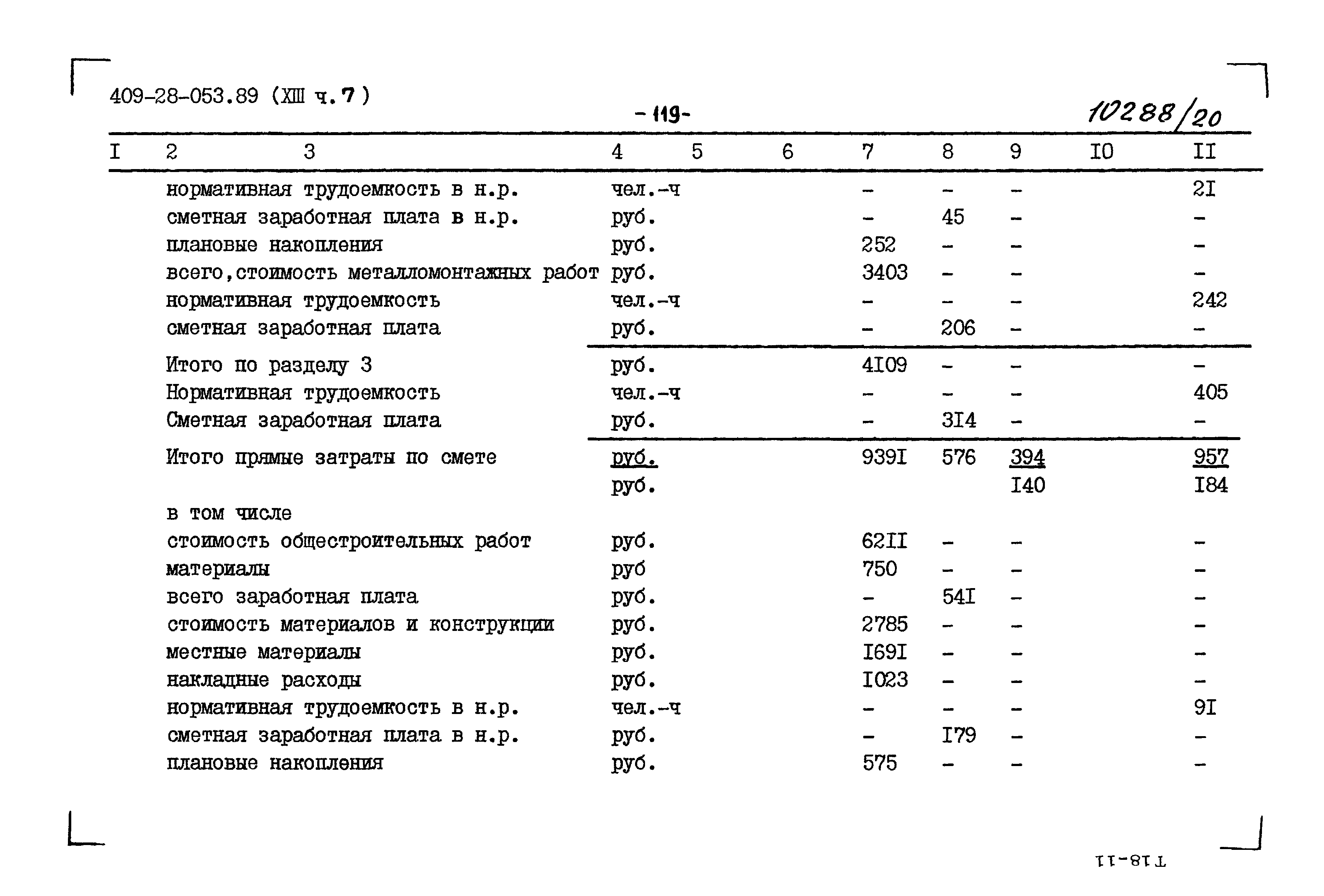 Типовые проектные решения 409-28-053.89