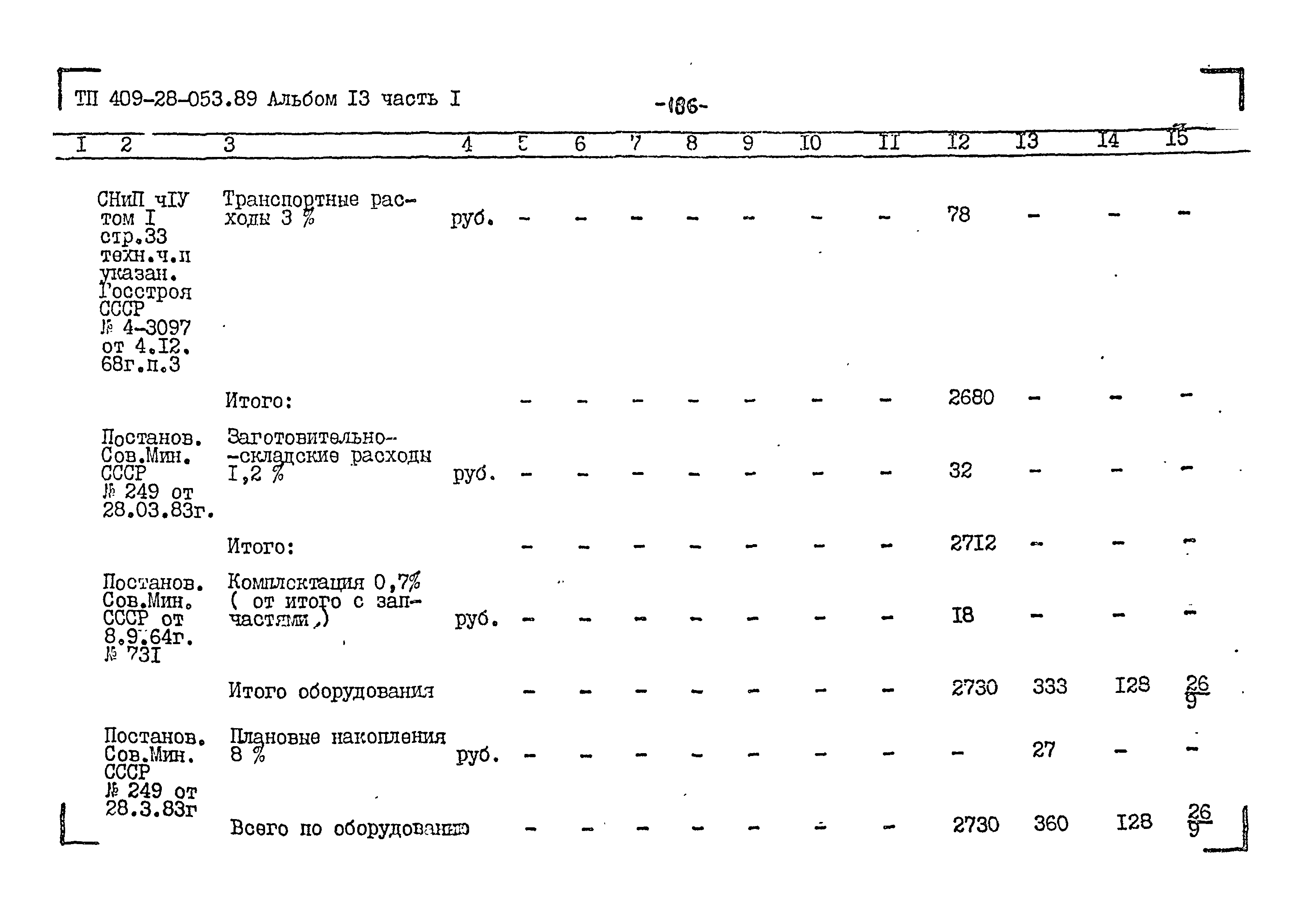 Типовые проектные решения 409-28-053.89