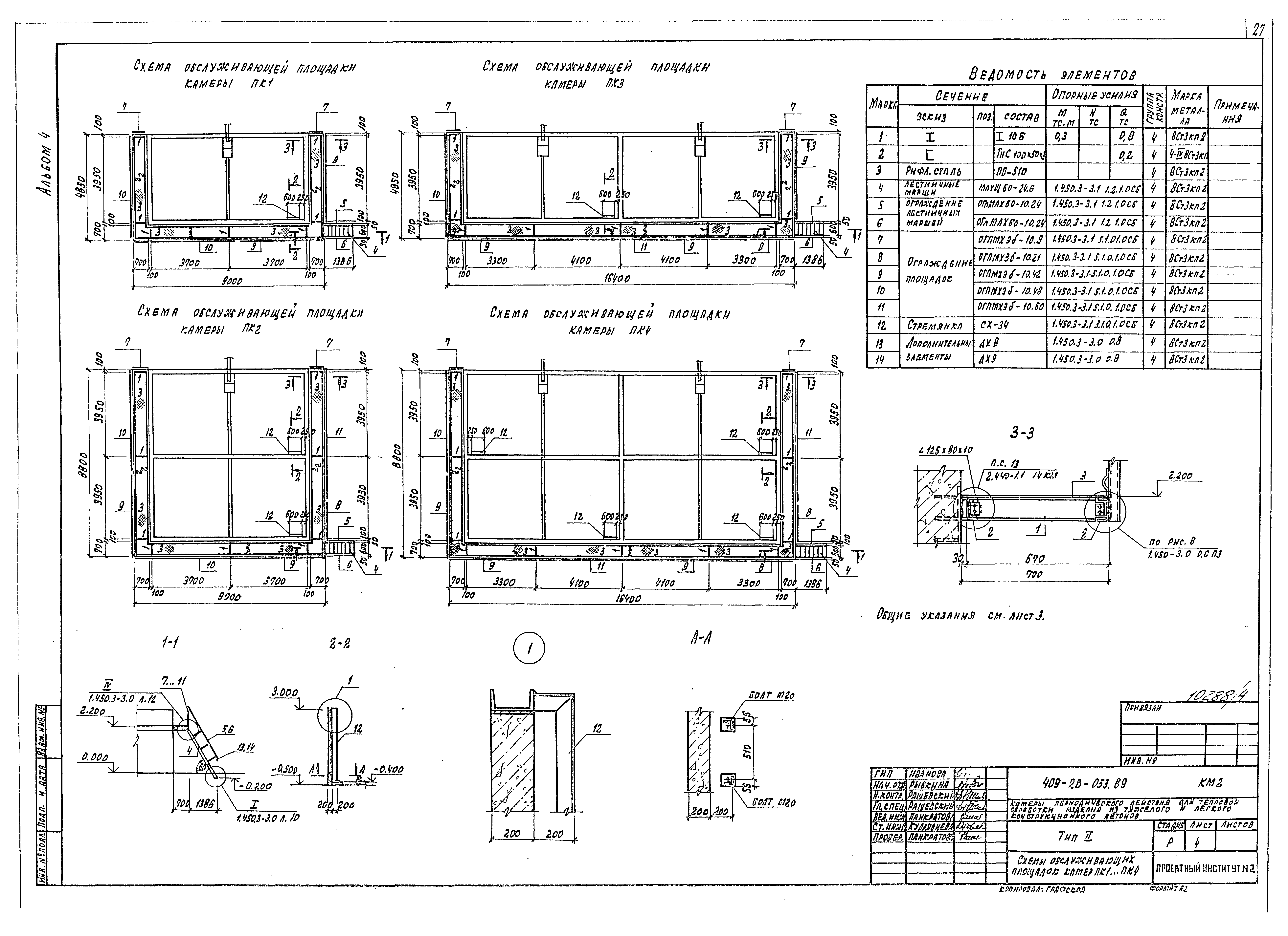 Типовые проектные решения 409-28-053.89