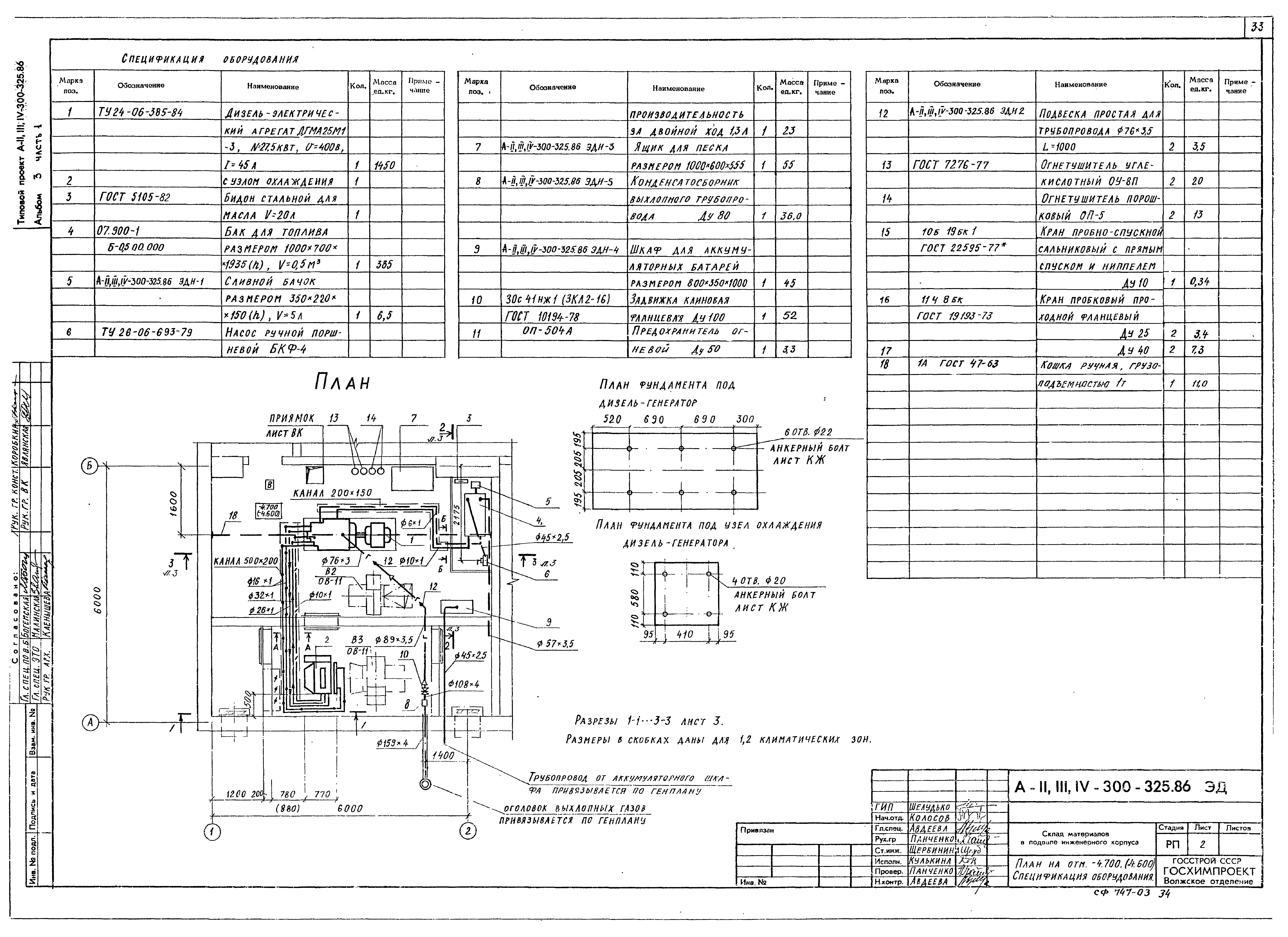 Типовой проект А-II,III,IV-300-326.86