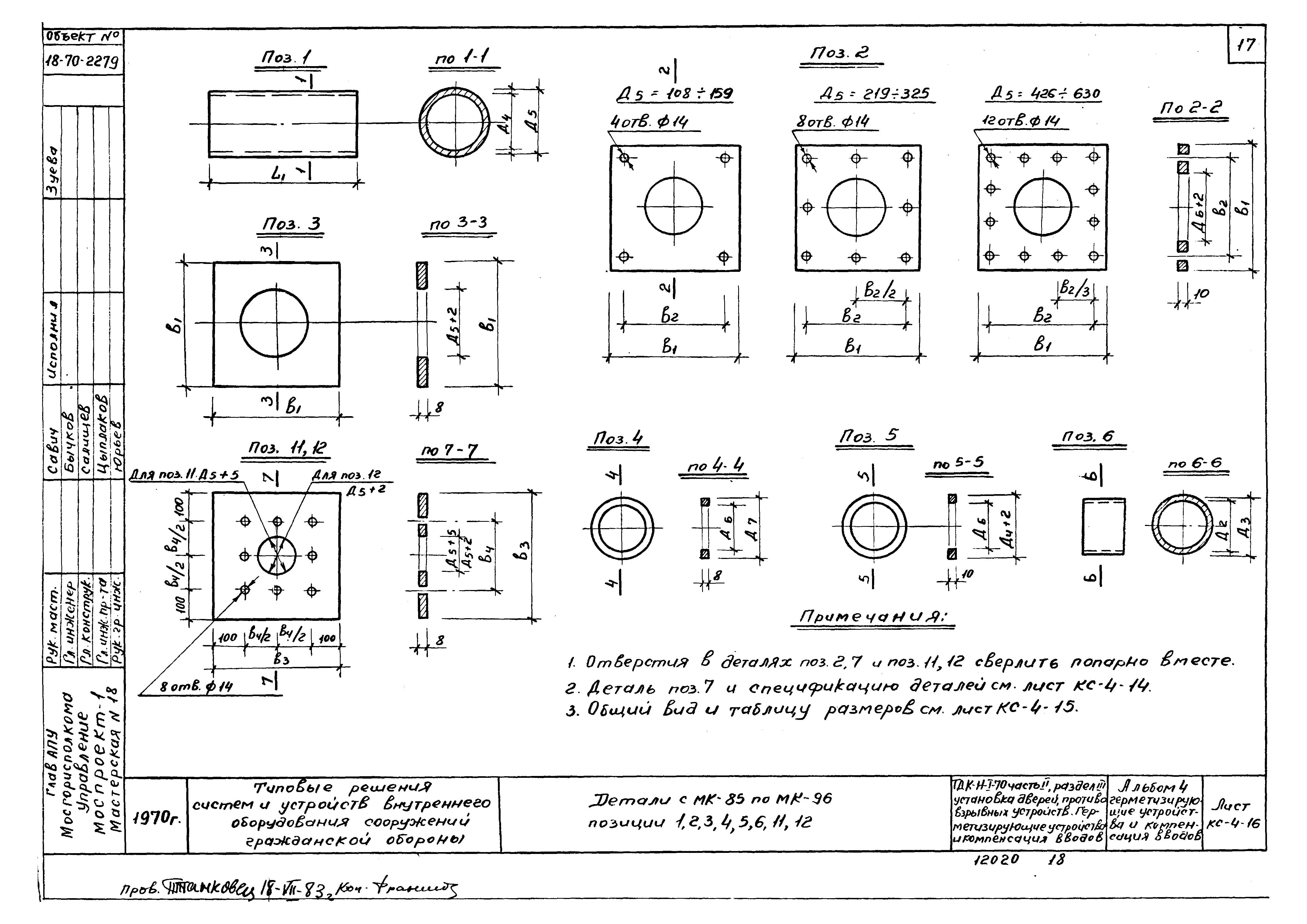 Серия ТДК-Н-1-70 Часть II