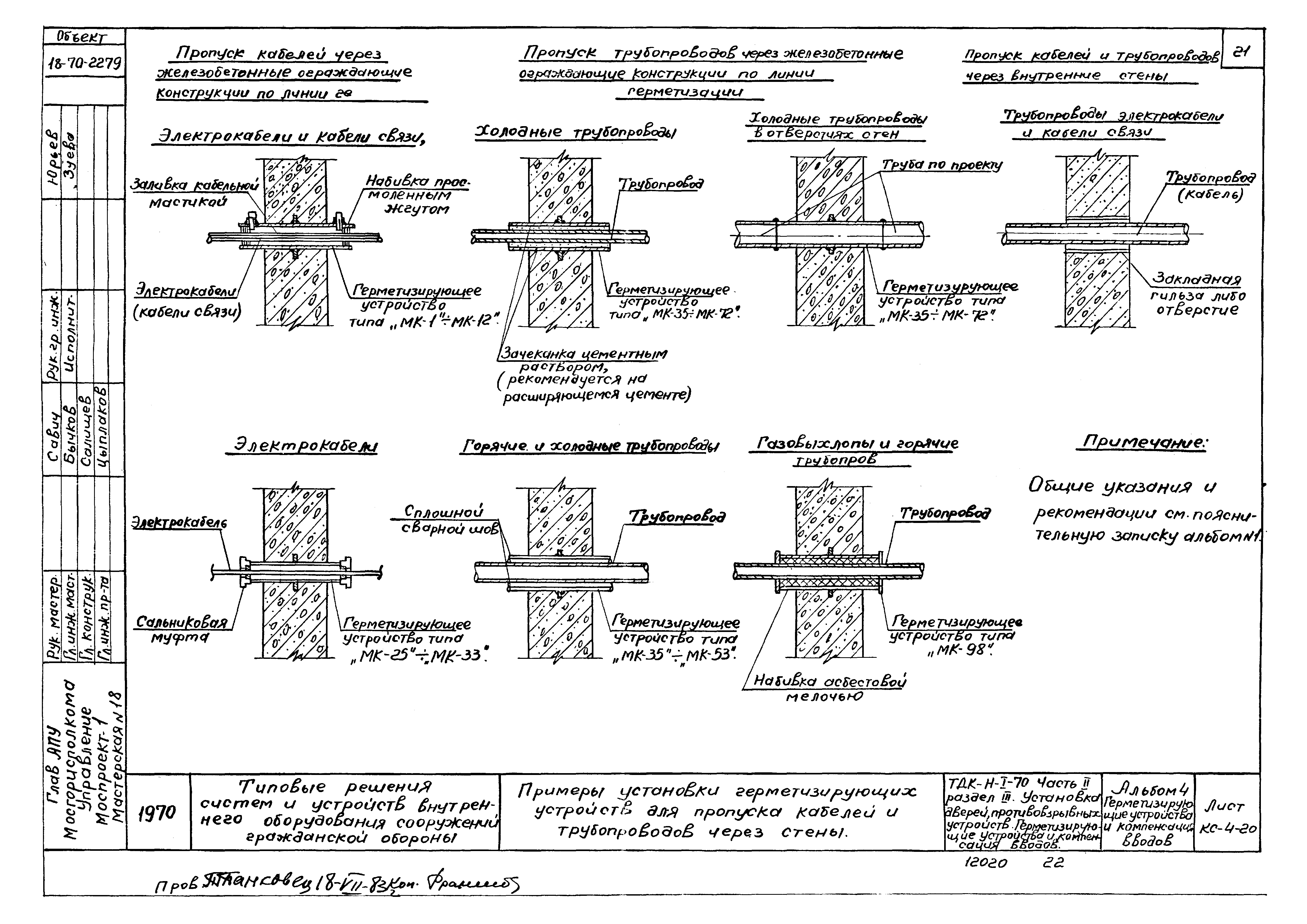 Серия ТДК-Н-1-70 Часть II