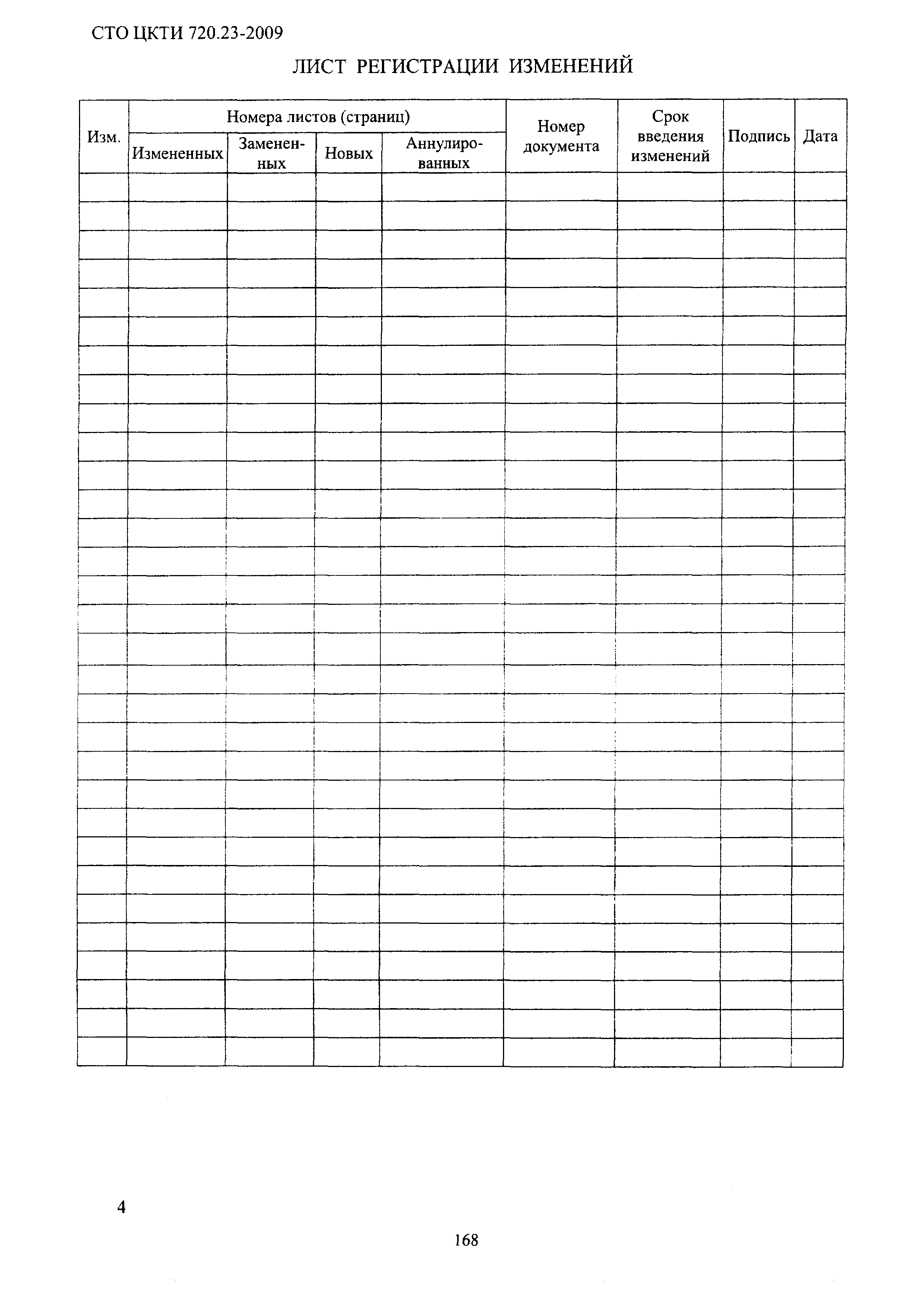 СТО ЦКТИ 720.23-2009