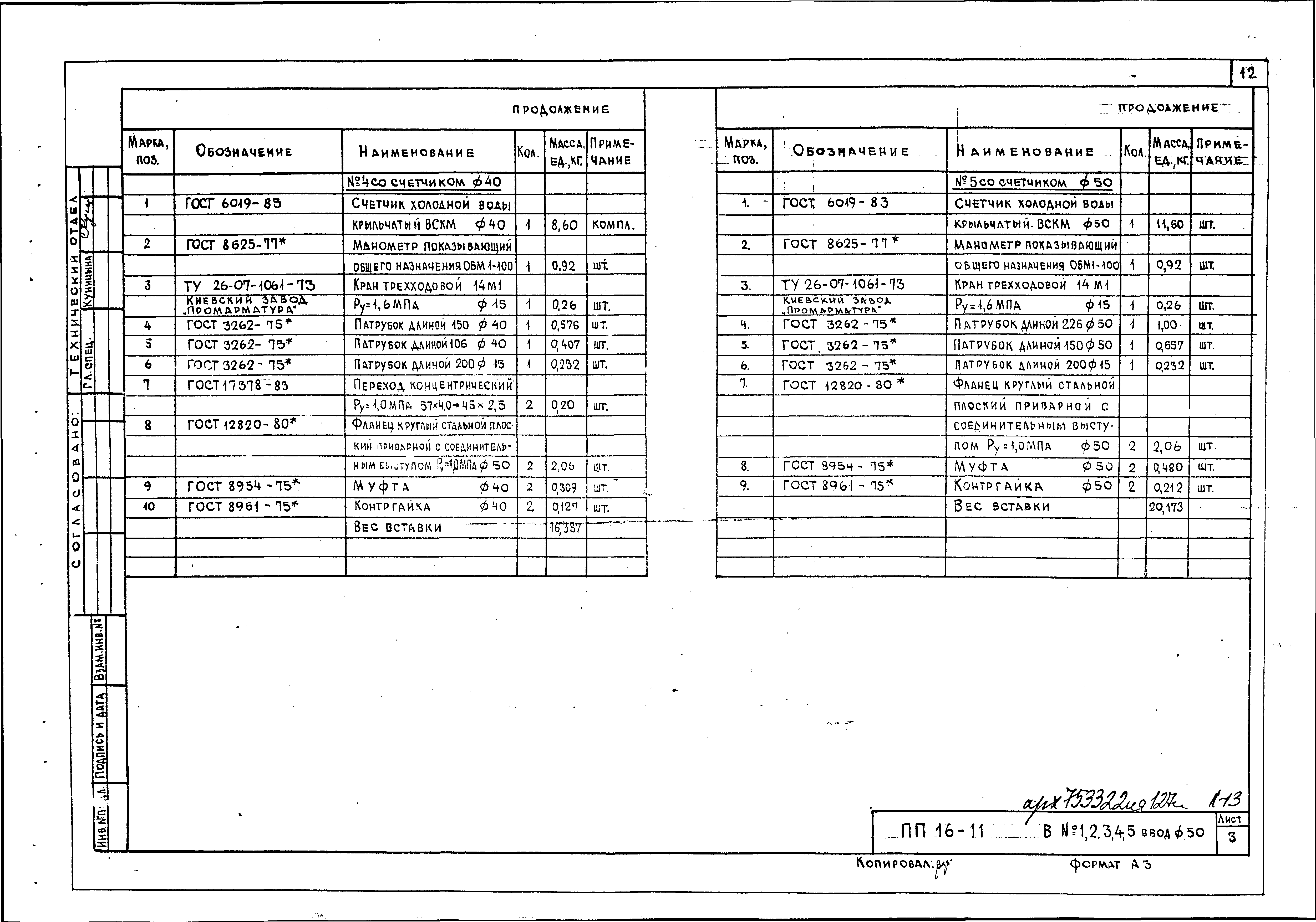 Альбом ПП 16-11