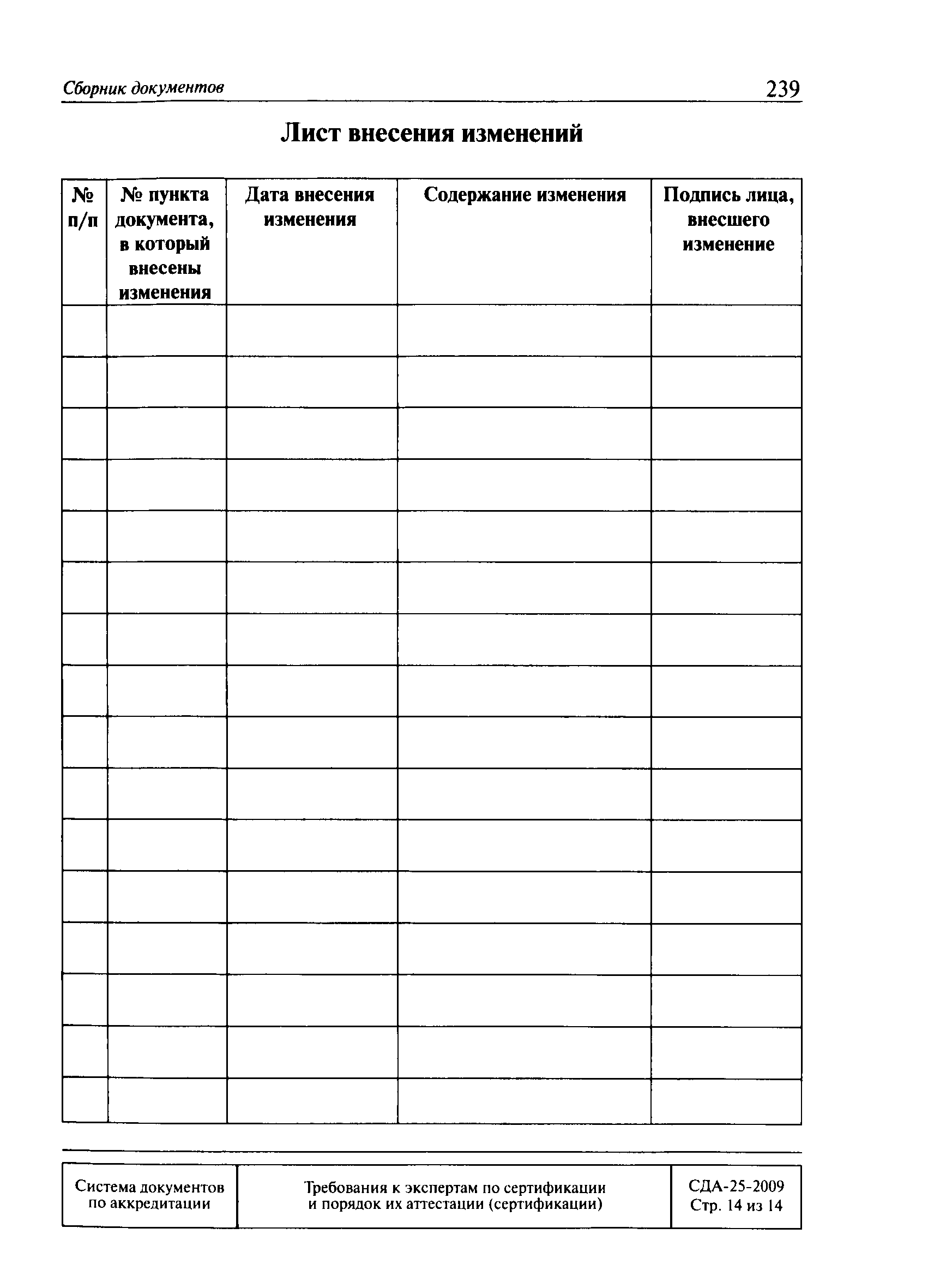 СДА 25-2009