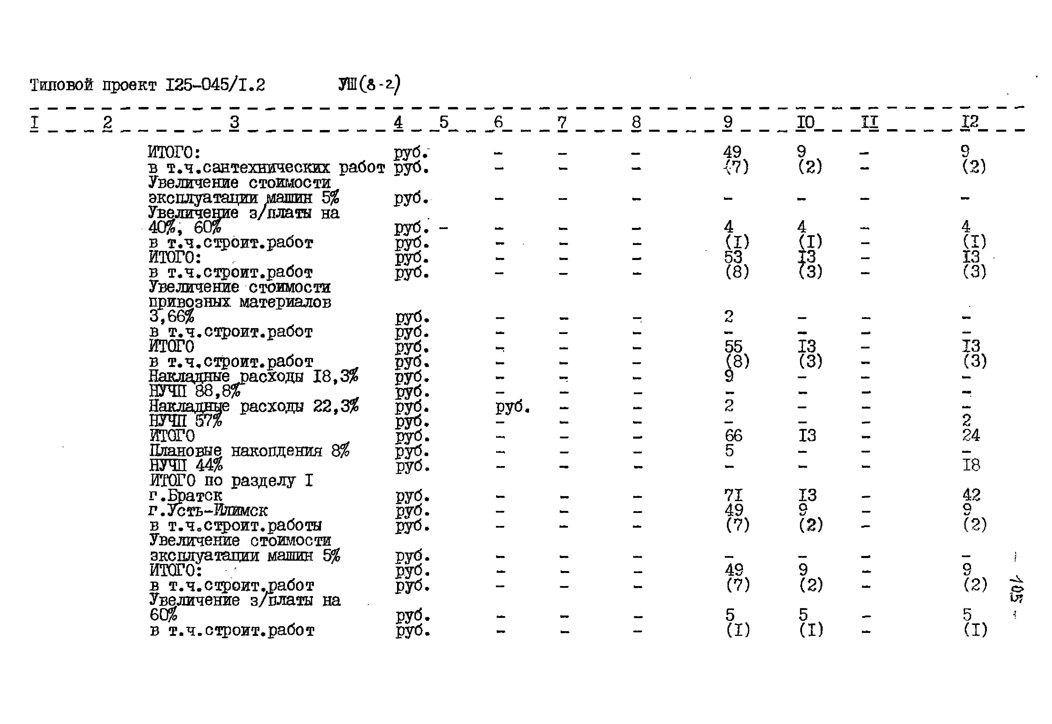 Типовой проект 125-045/1.2