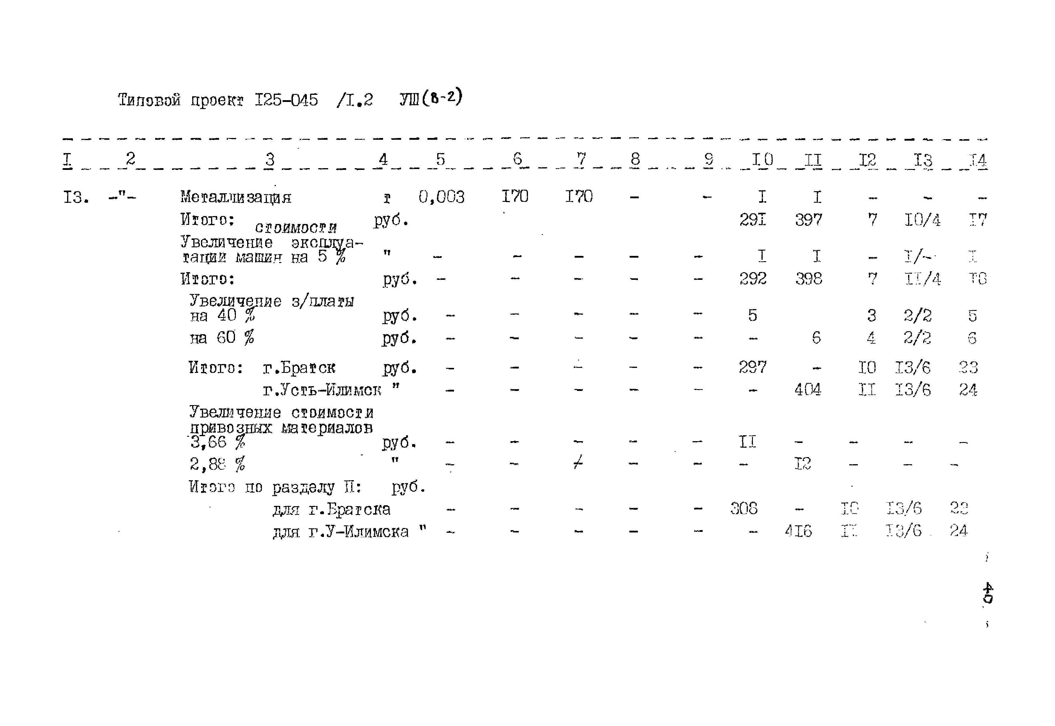 Типовой проект 125-045/1.2