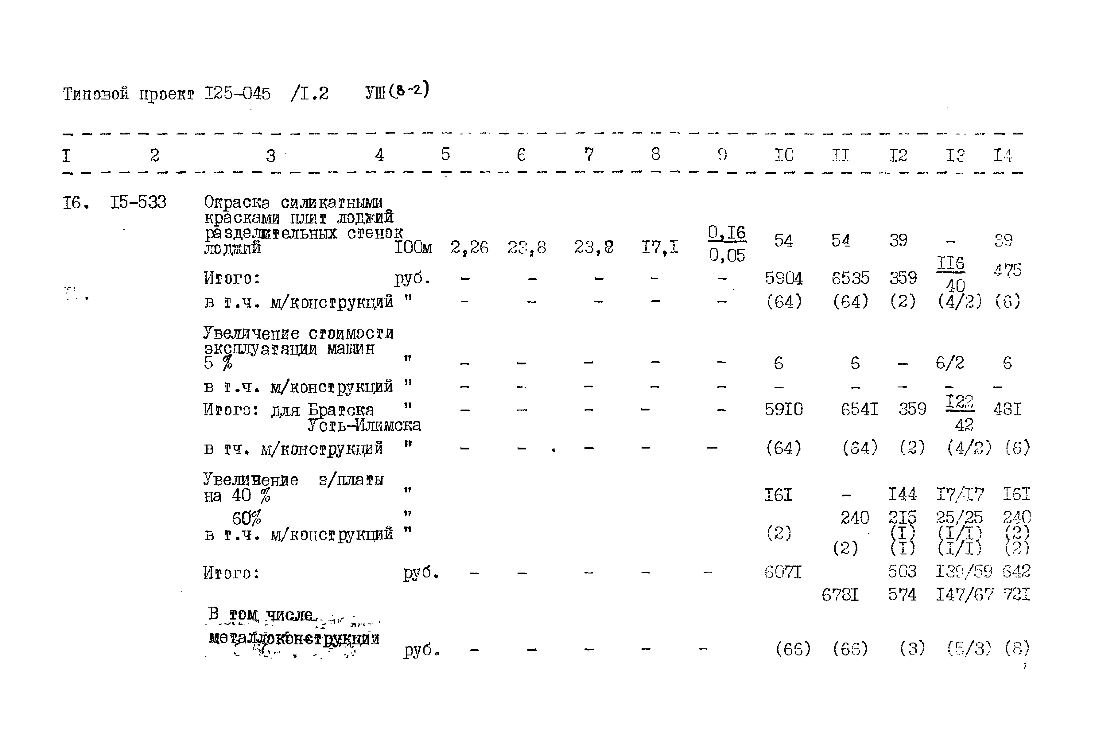 Типовой проект 125-045/1.2