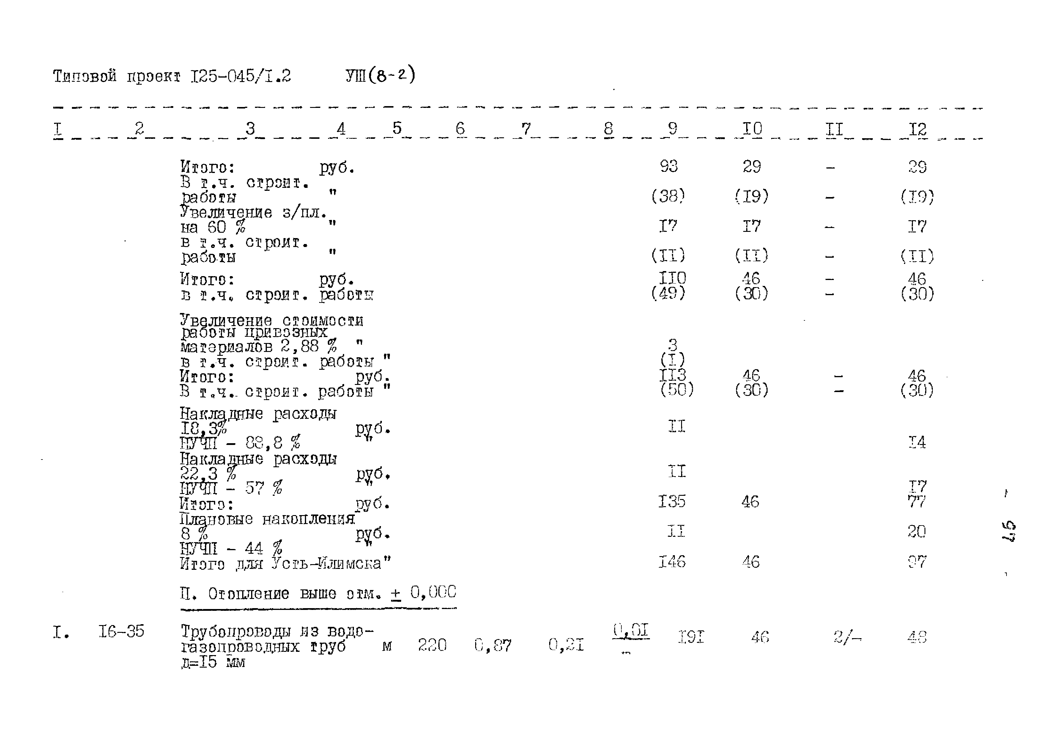 Типовой проект 125-045/1.2