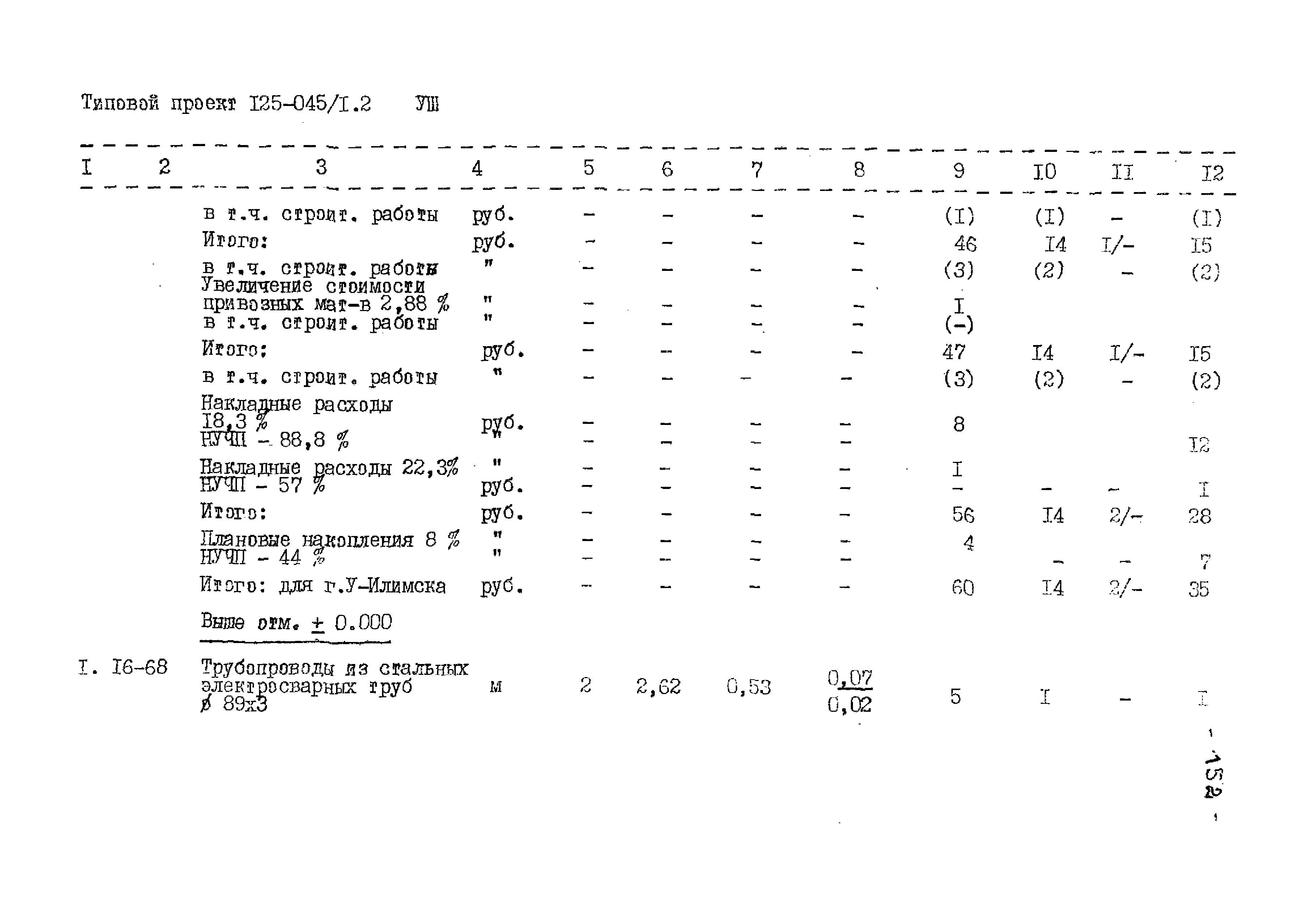 Типовой проект 125-045/1.2