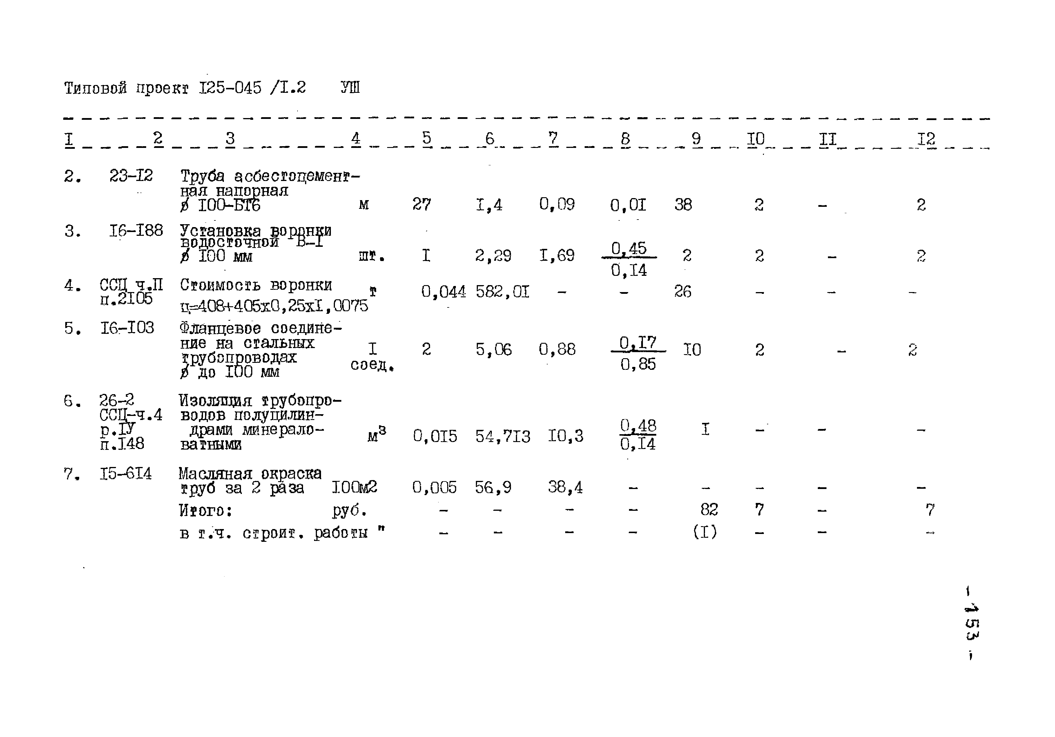 Типовой проект 125-045/1.2