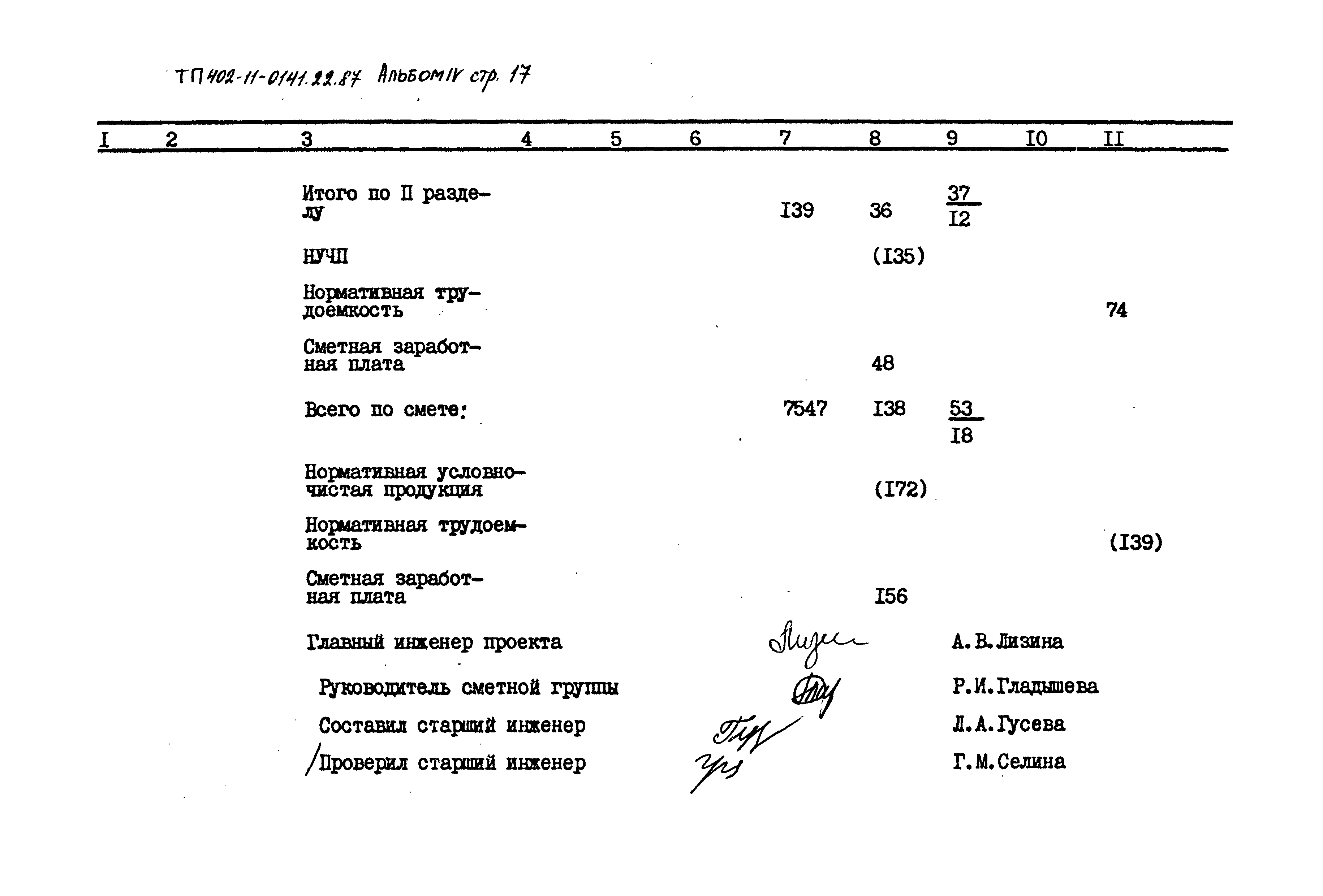 Типовые проектные решения 402-11-0141.22.87