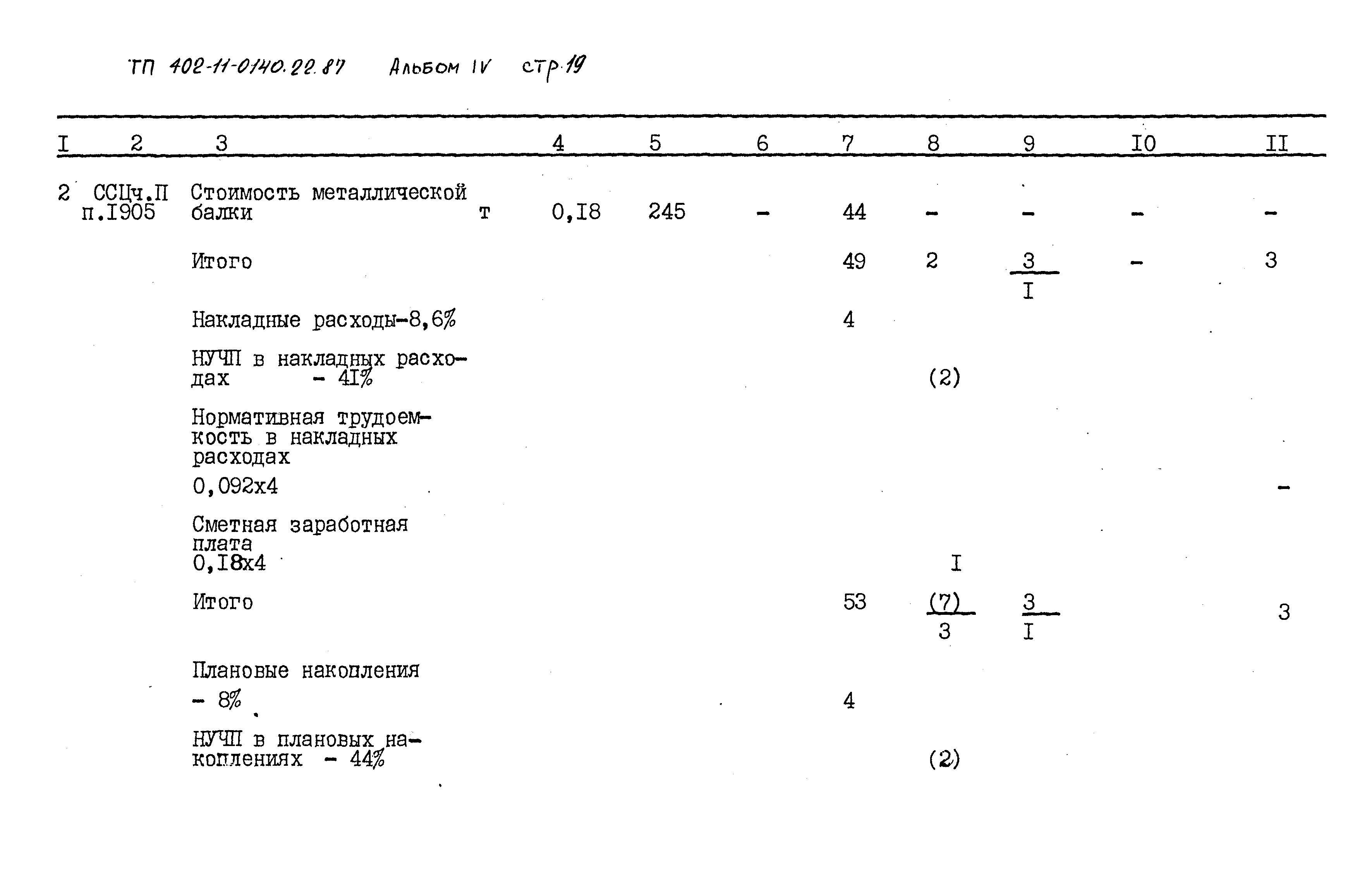 Типовые проектные решения 402-11-0140.22.87