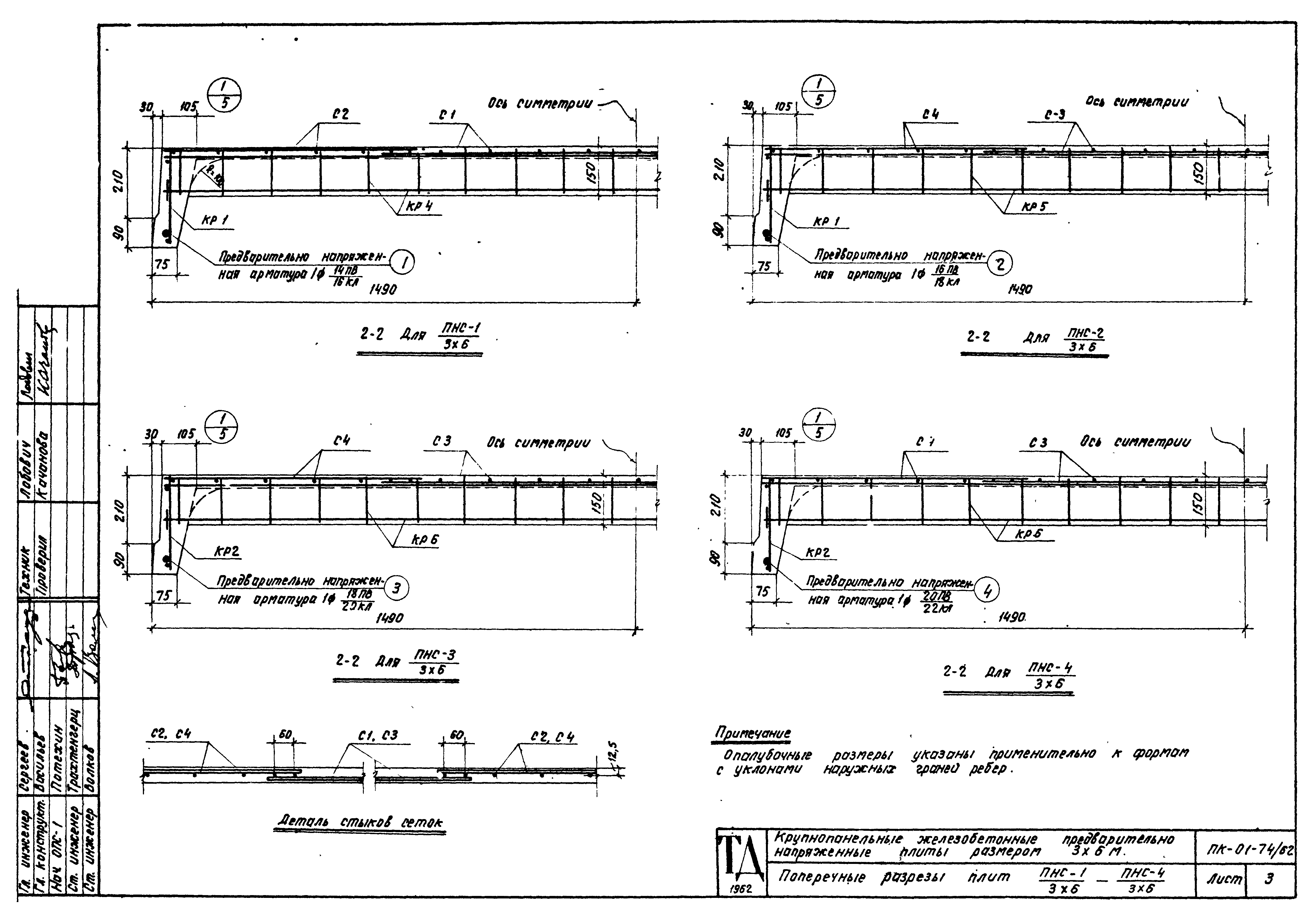 Серия ПК-01-74/62