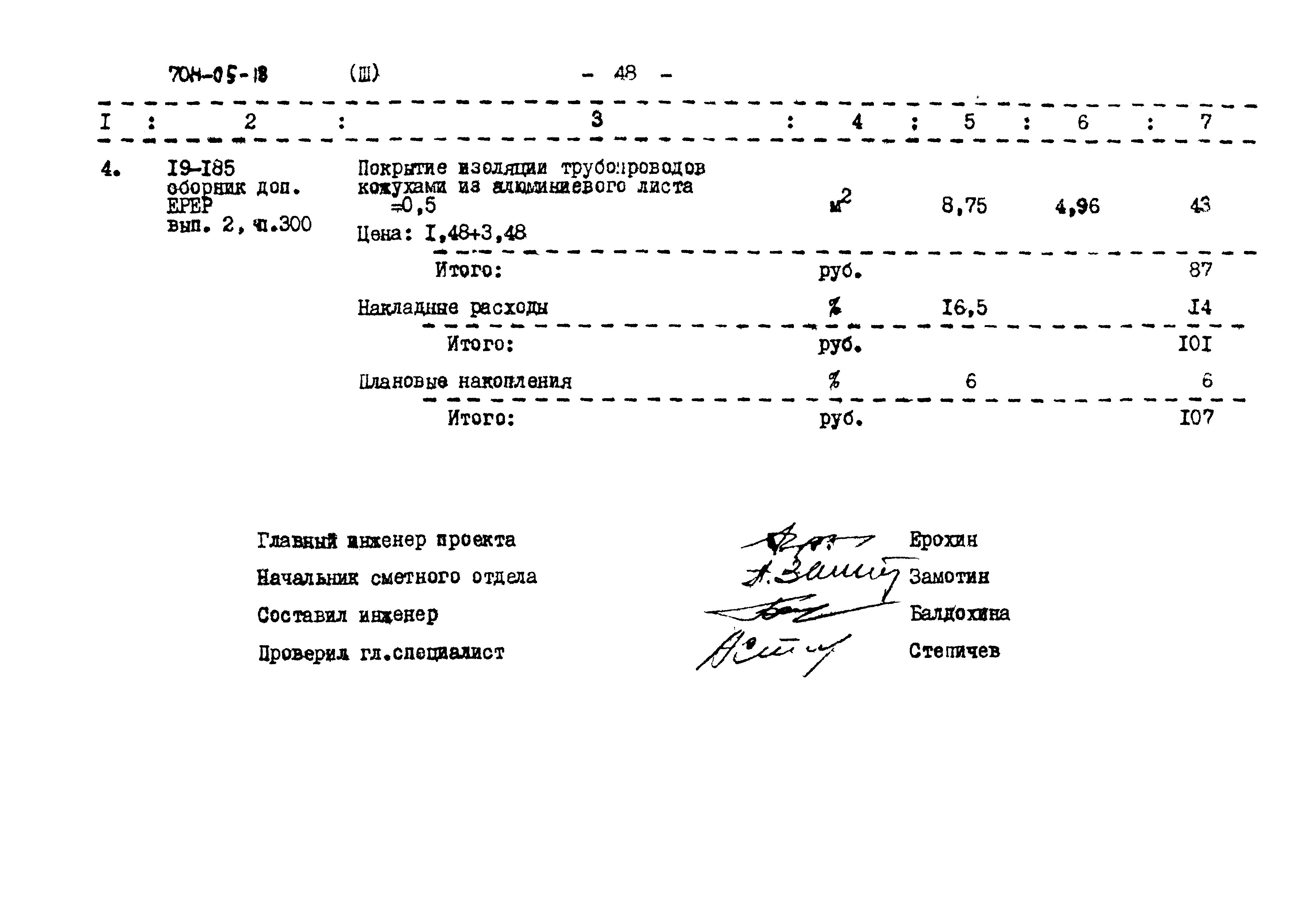 Типовые проектные решения 704-05-18