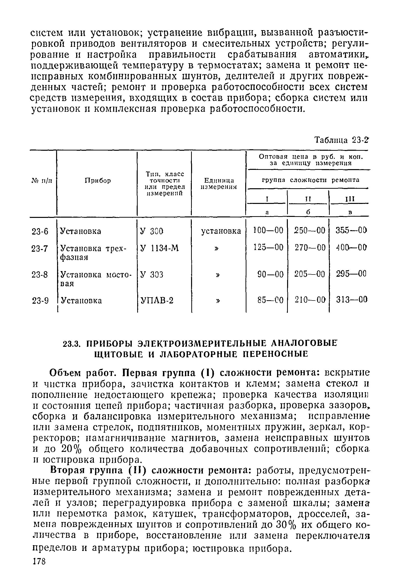 Прейскурант 26-05-204-01