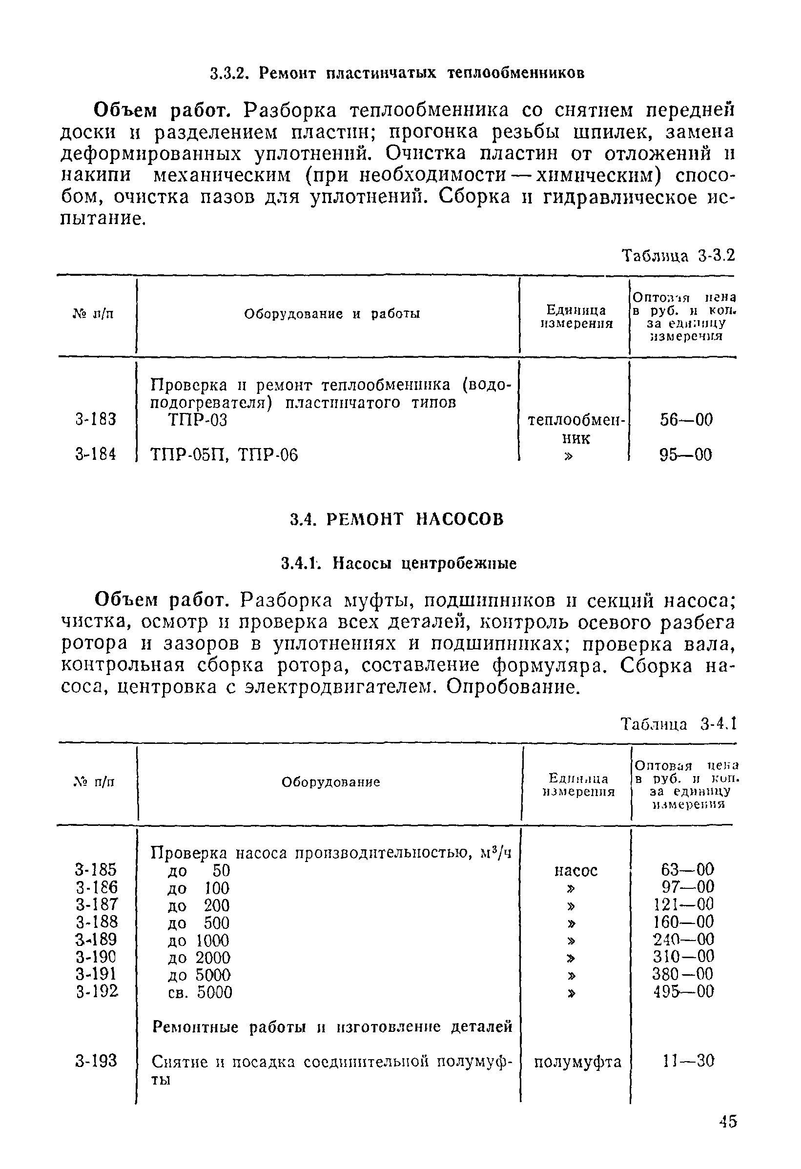 Прейскурант 26-05-204-01