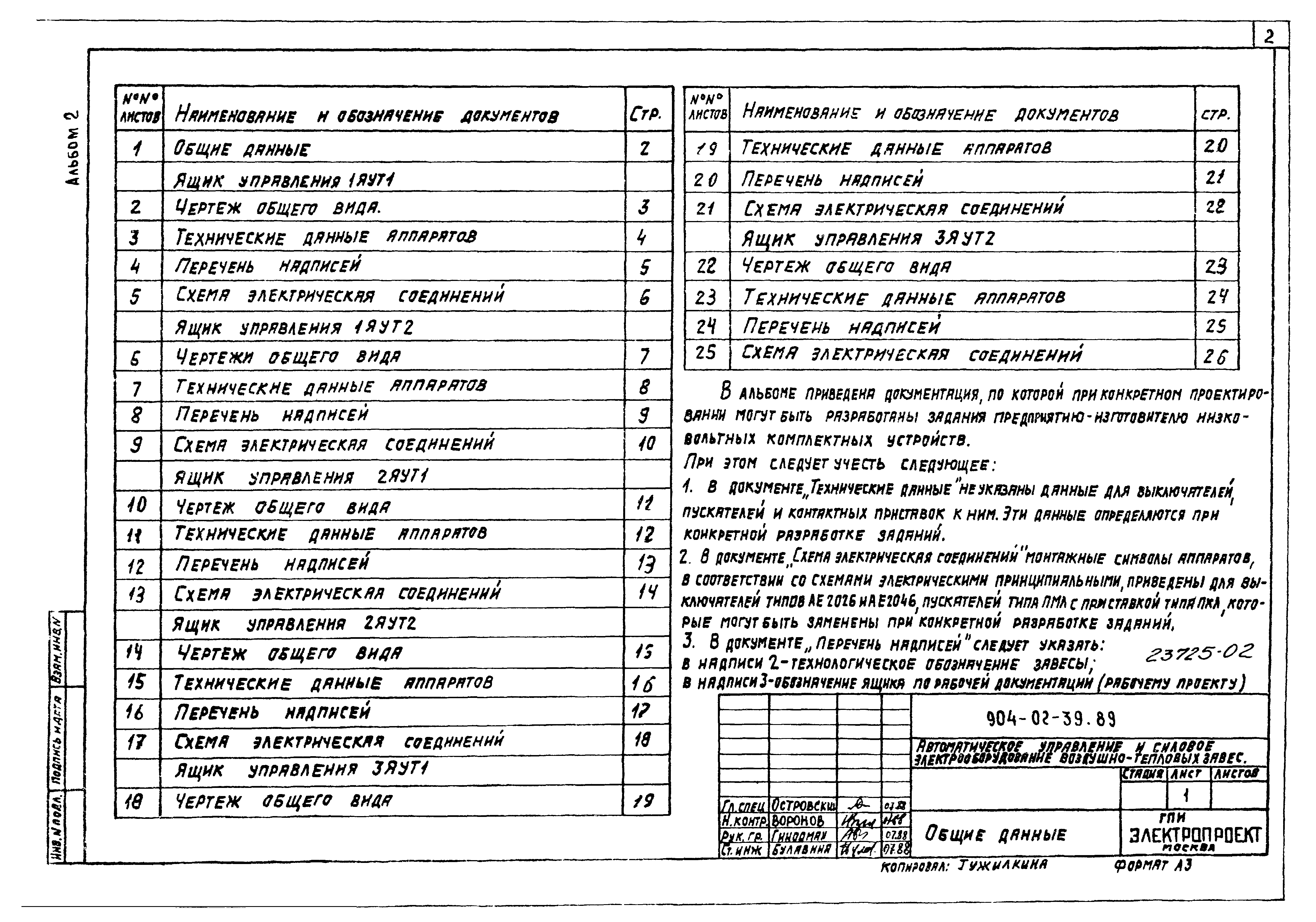 Типовые материалы для проектирования 904-02-39.89