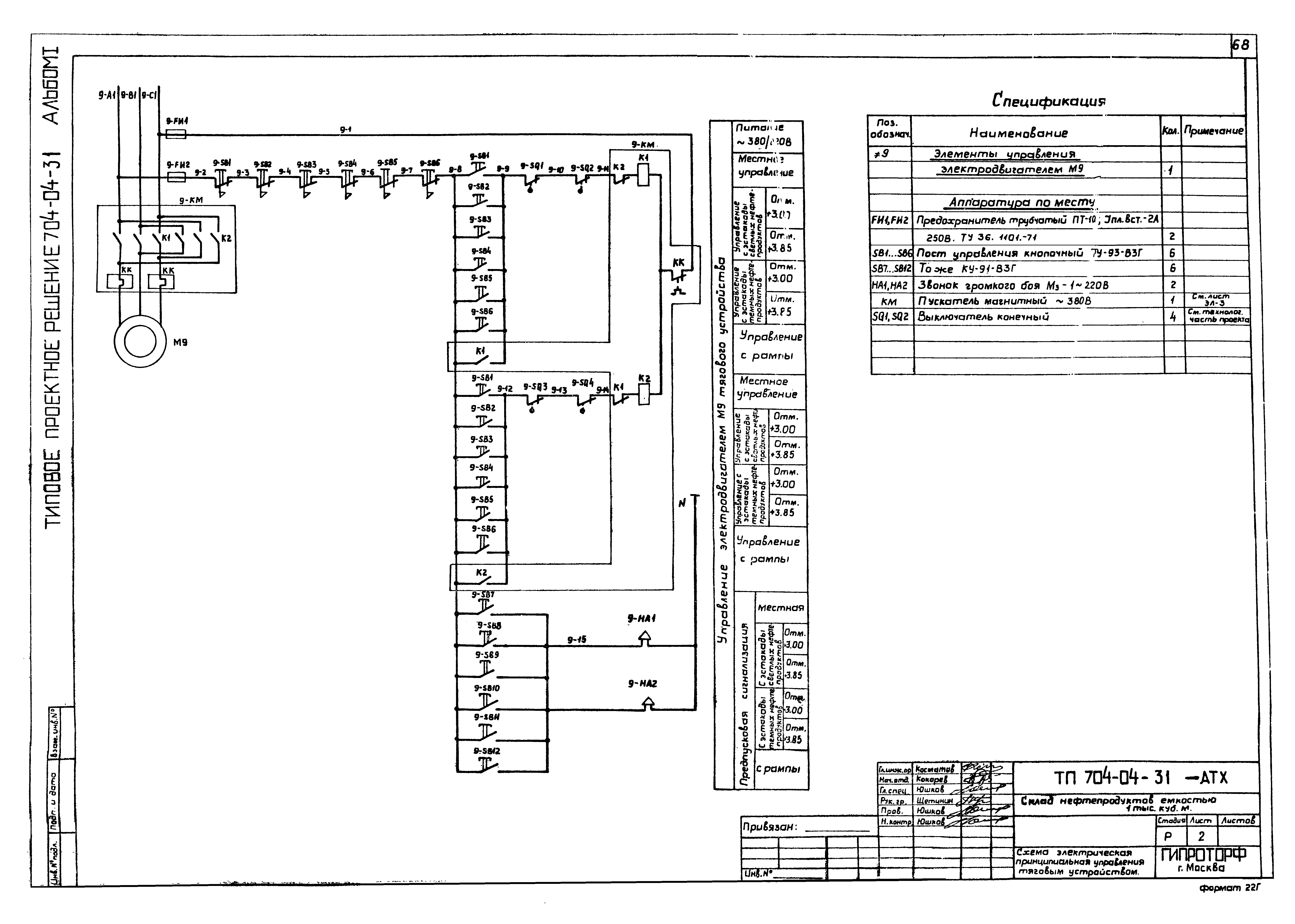 Типовые проектные решения 704-04-31