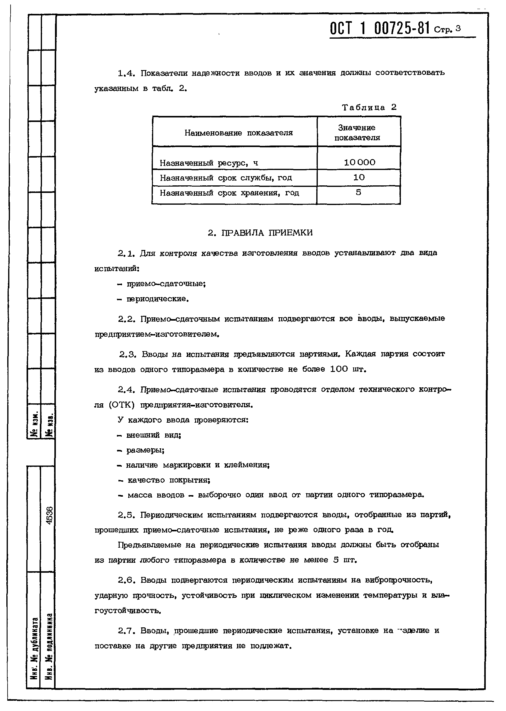 ОСТ 1 00725-81