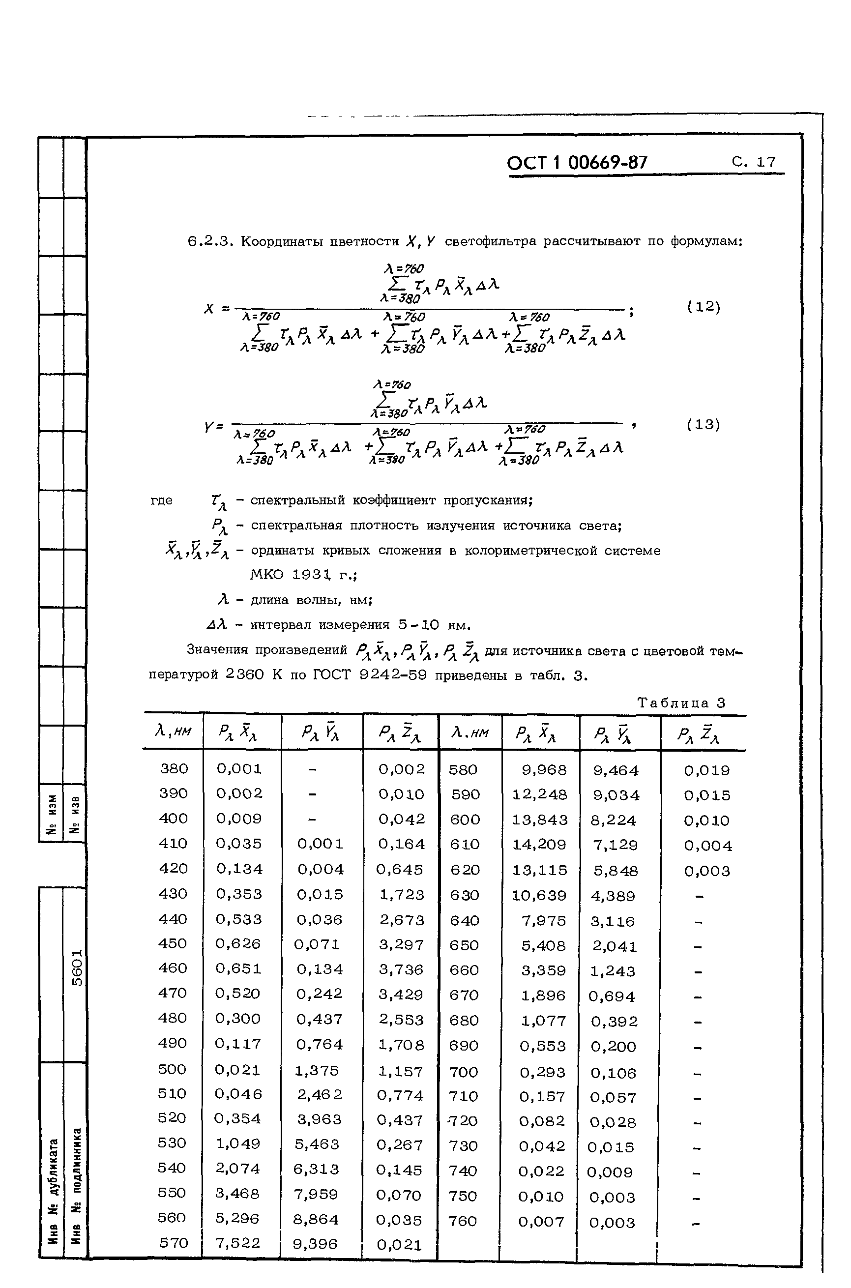 ОСТ 1 00669-87