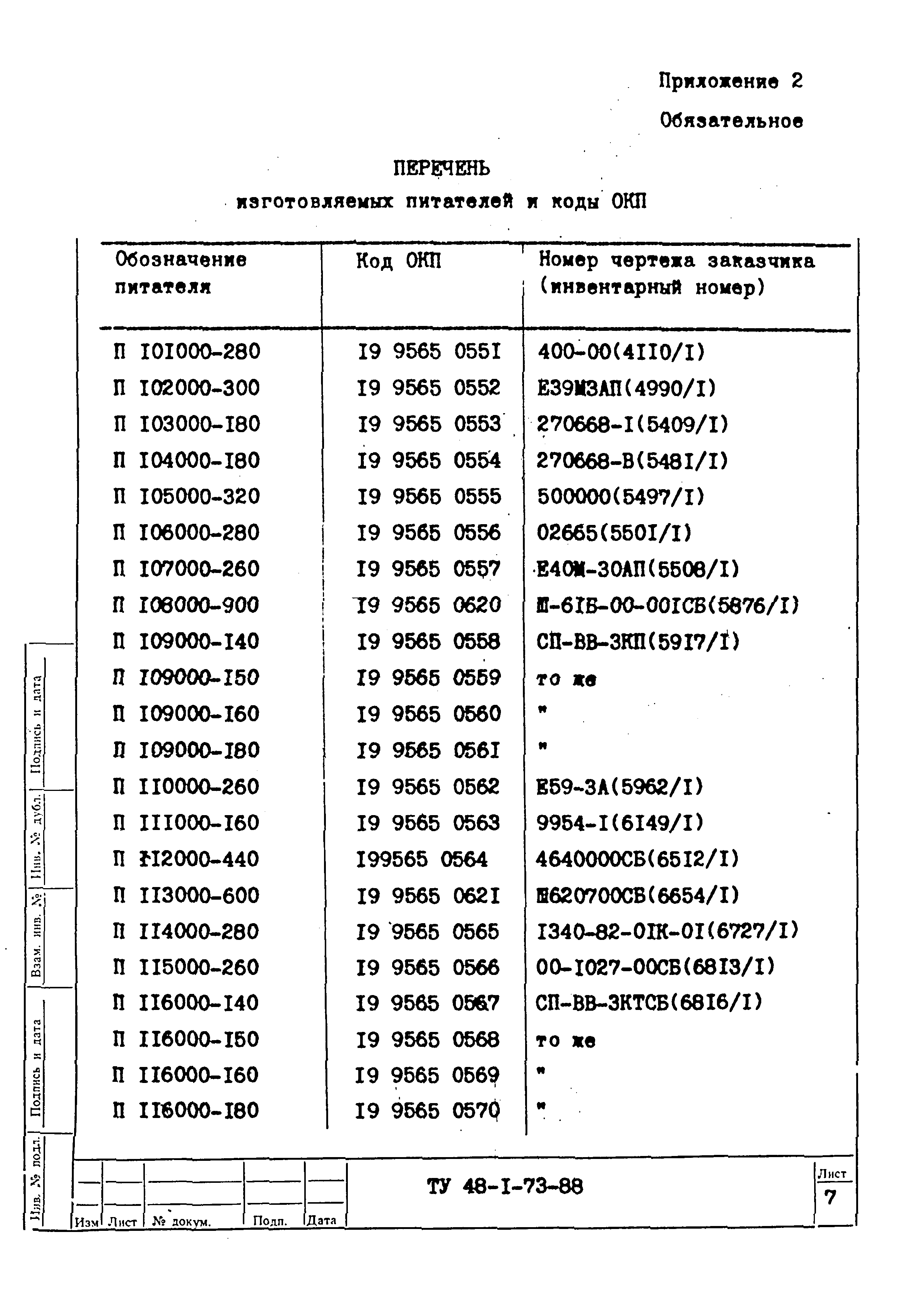 ТУ 48-1-73-88